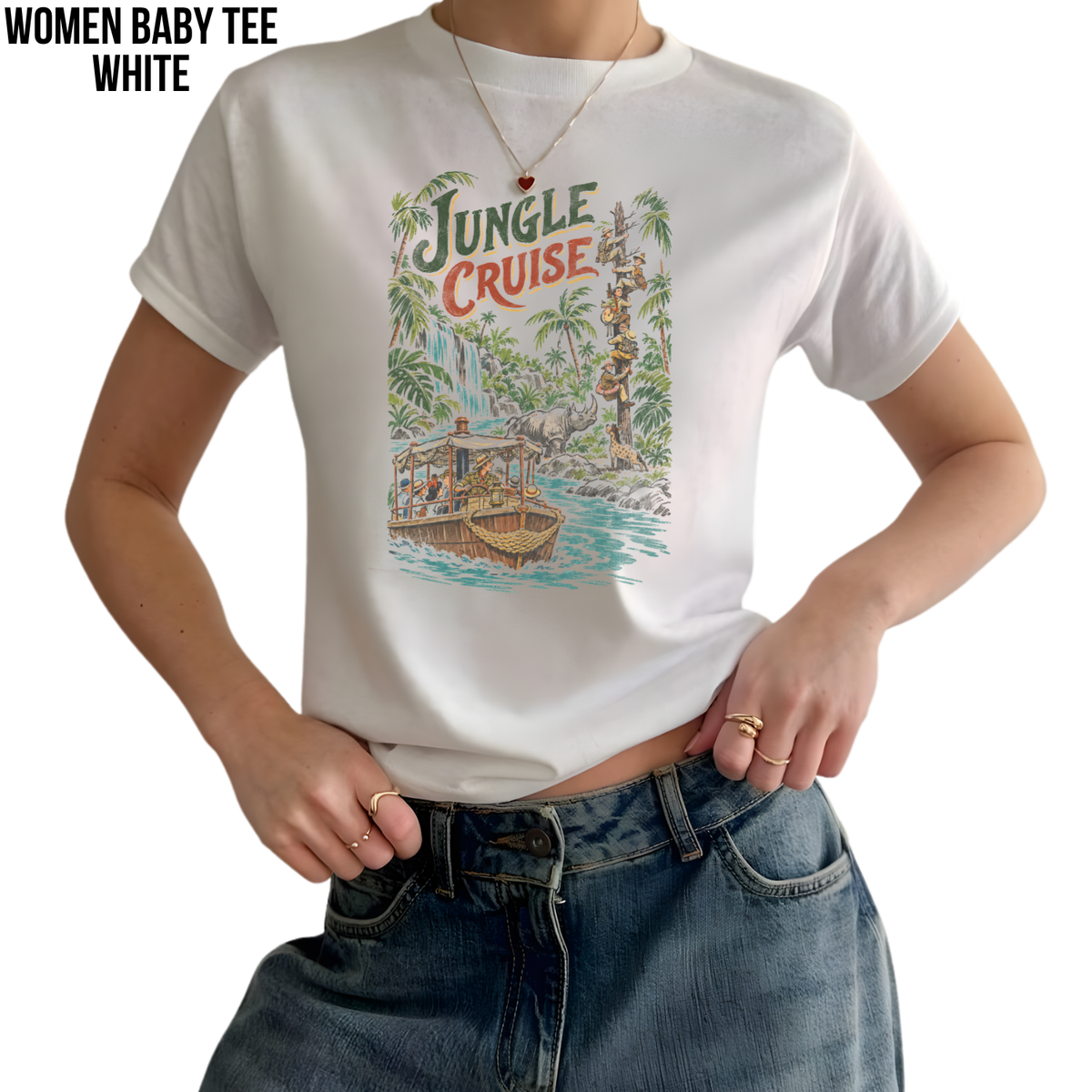 Jungle Cruise Shirt – Disney Jungle Cruise Vintage Graphic Shirt, Skipper Ride Scene Tee, Disney Parks Fan Gift, Disneyland Attraction Merch