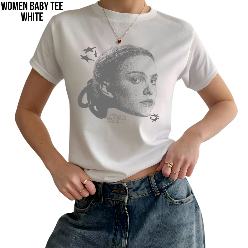 Star Wars Padmé Amidala Shirt – Portrait Graphic Tee, Padmé Amidala Fan Gift, Star Wars Prequel Shirt, Galaxy's Edge Disney Tee