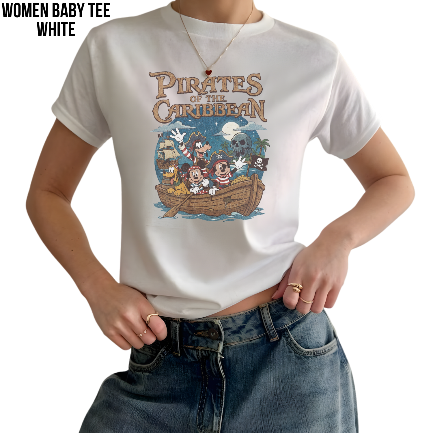 Mickey & Friends Pirates of the Caribbean Shirt - Disneyland Pirates Ride Tee