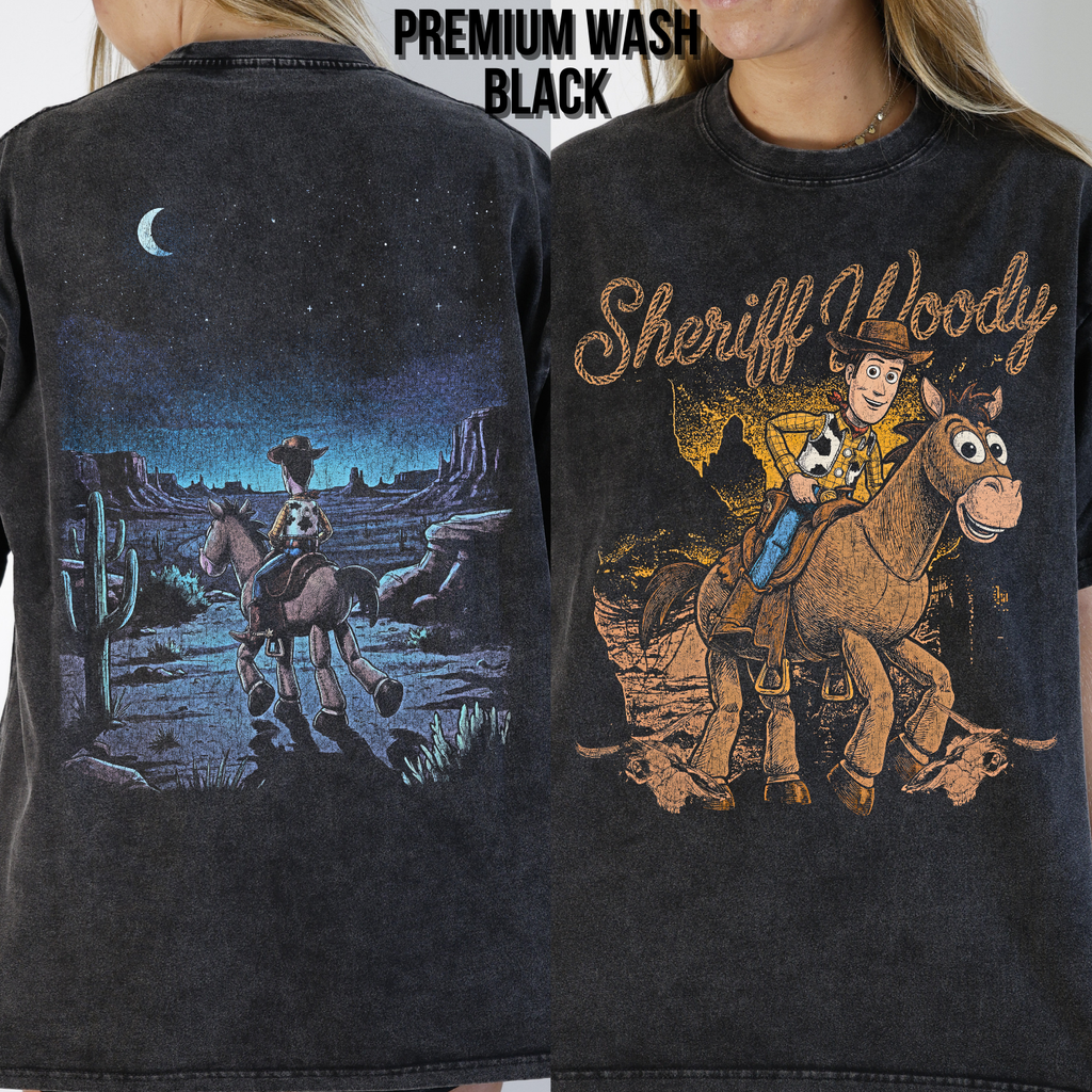 Sheriff Woody Toy Story Shirt – Vintage Woody & Bullseye Tee