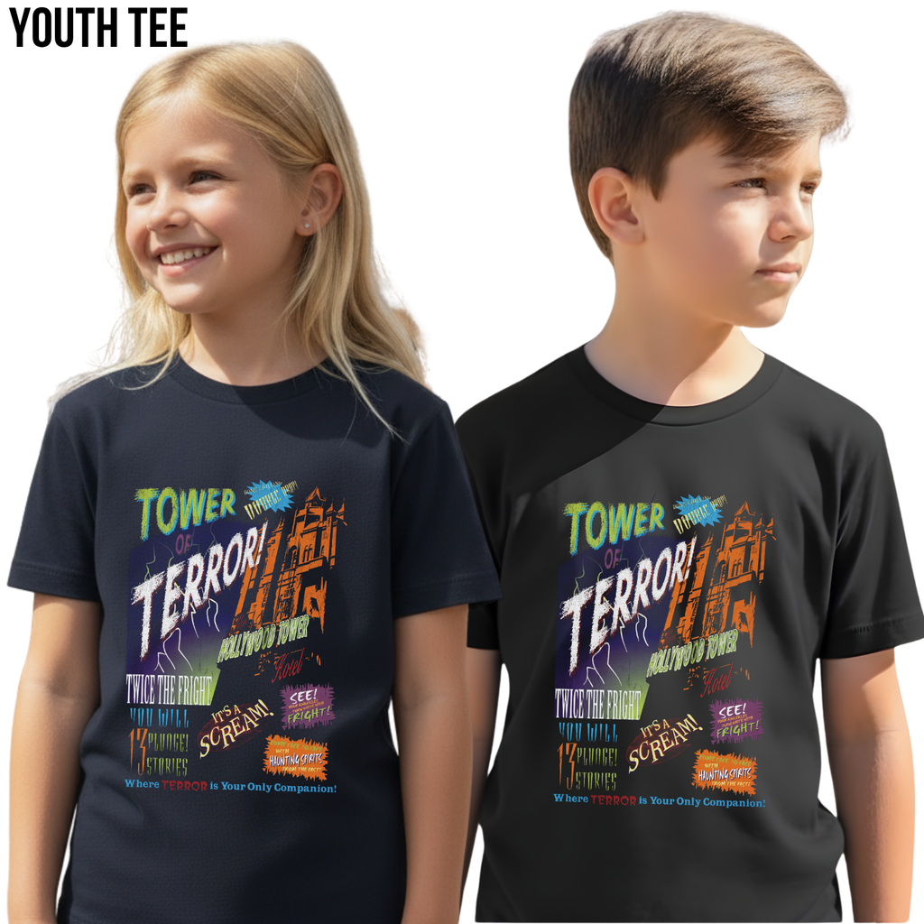 Vintage Tower of Terror Shirt – Retro Disney Ride Tee, Hollywood Studios Shirt