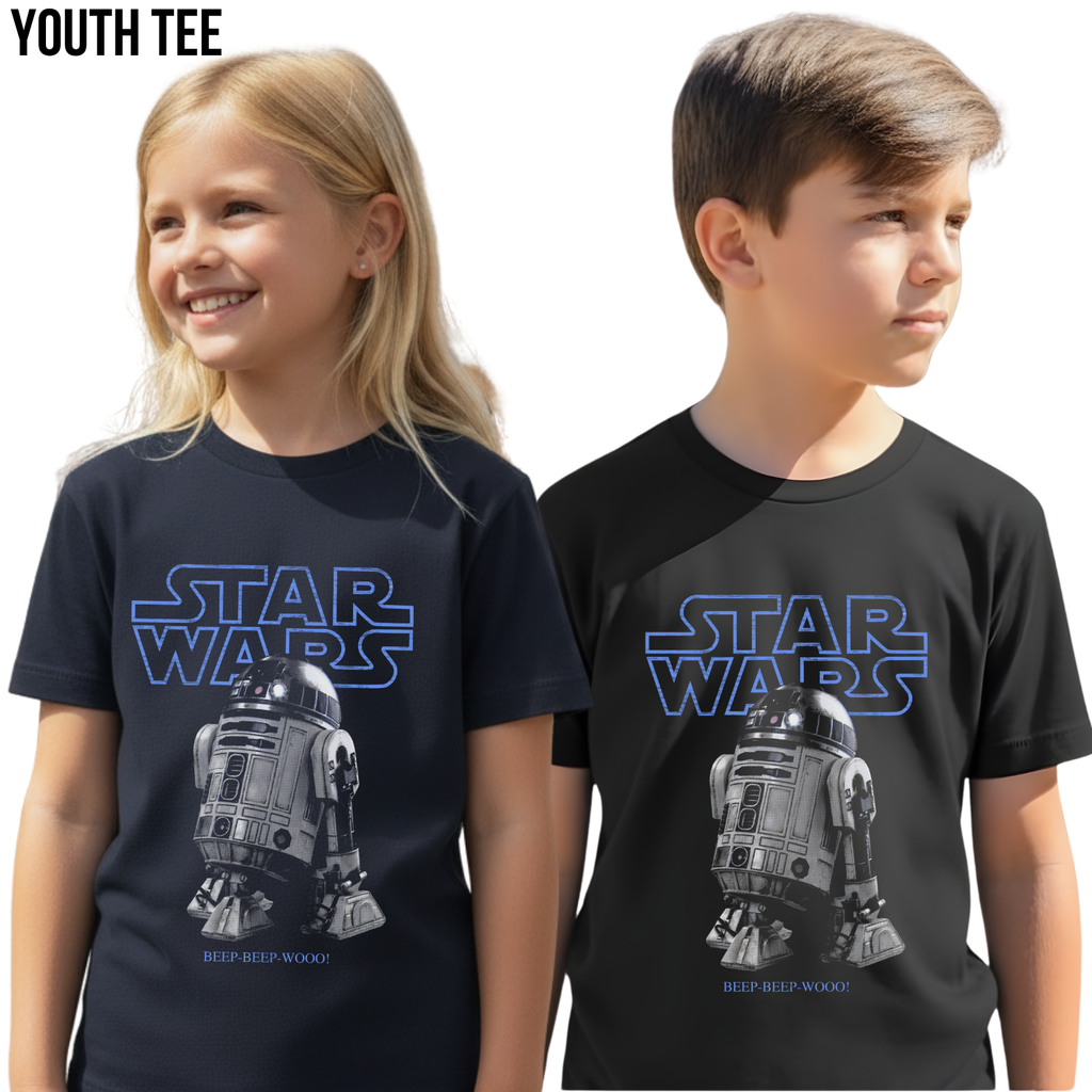R2-D2 Star Wars Shirt – Star Wars R2-D2 Beep Beep Wooo Graphic Tee, R2-D2 Fan Gift, Star Wars Droid Shirt, Star Wars Fan Graphic Tee