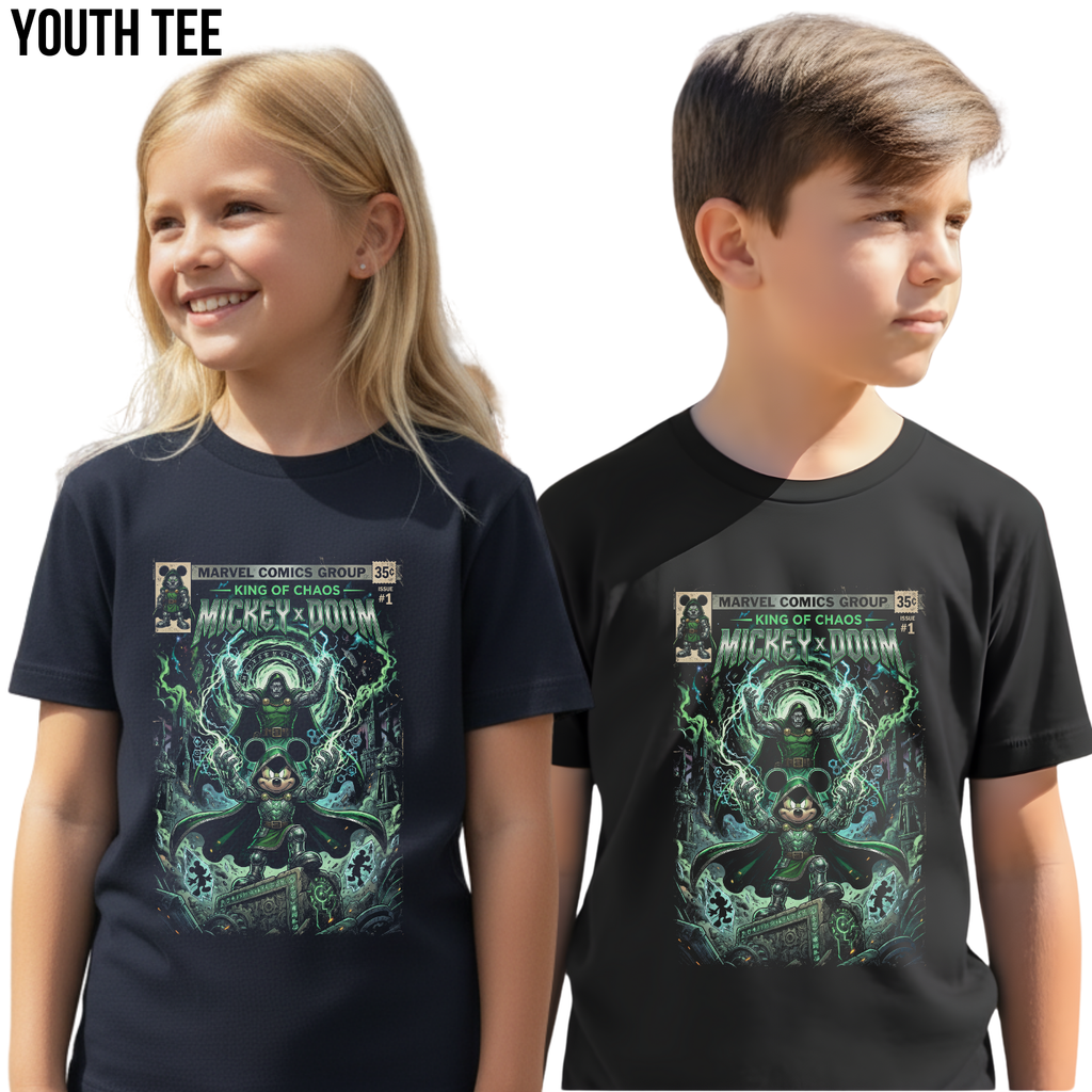 Marvel Mickey x Doom Shirt – Mickey Mouse Doctor Doom Vintage Comic Tee
