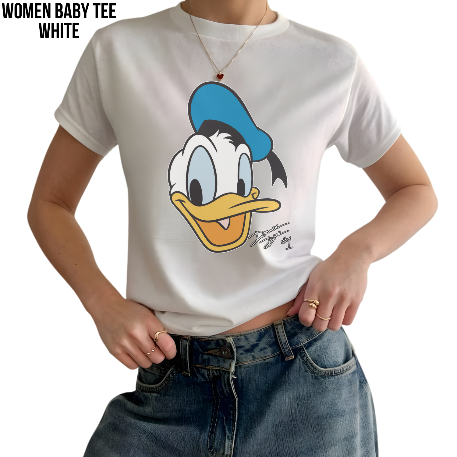 Retro Donald Duck Shirt - Disney Donald Duck Signature Tee