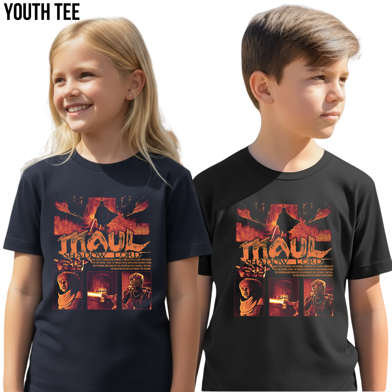 Darth Maul Shadow Lord Shirt: Vintage Star Wars Maul Tee