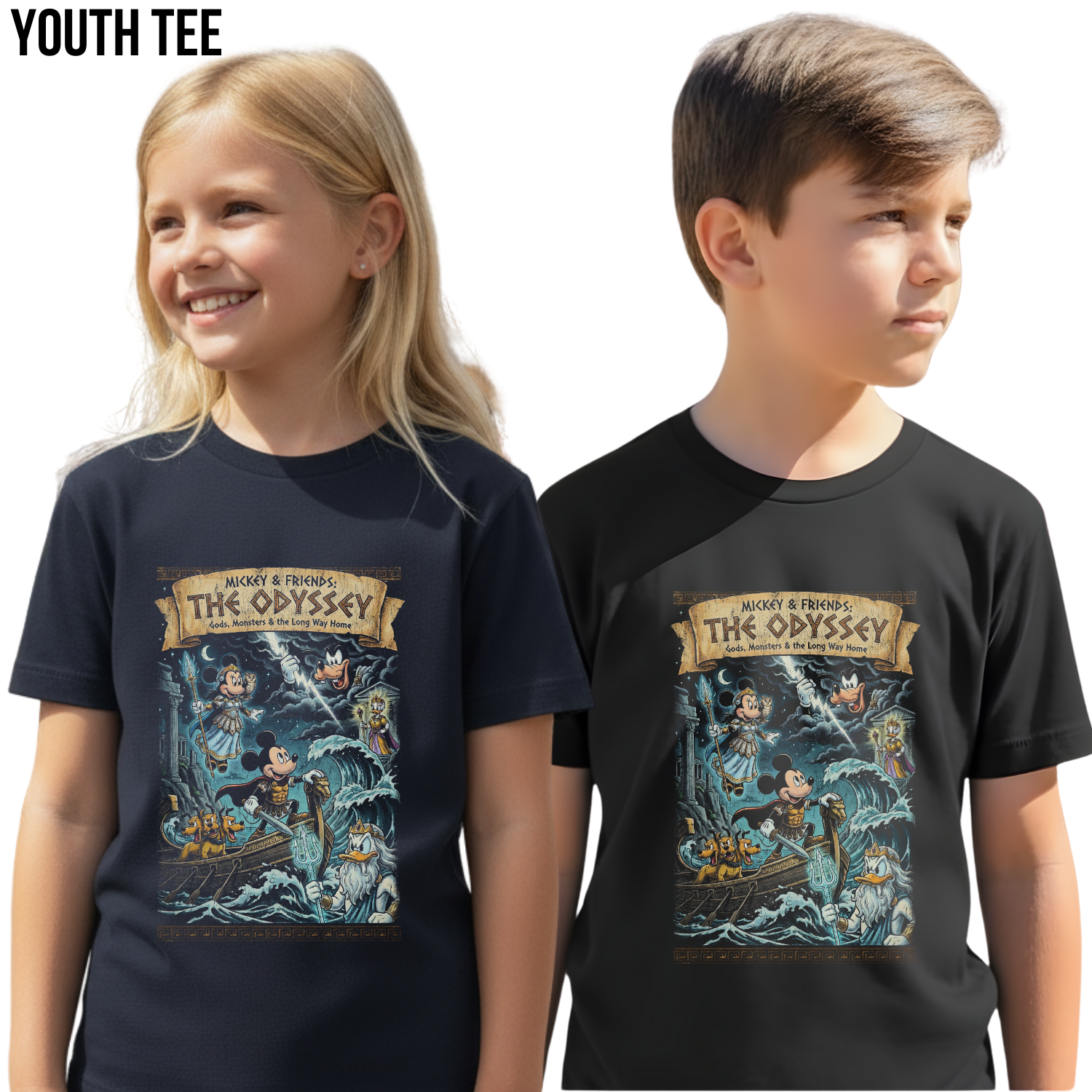 Mickey & Friends: The Odyssey Shirt – Greek Mythology Disney Tee