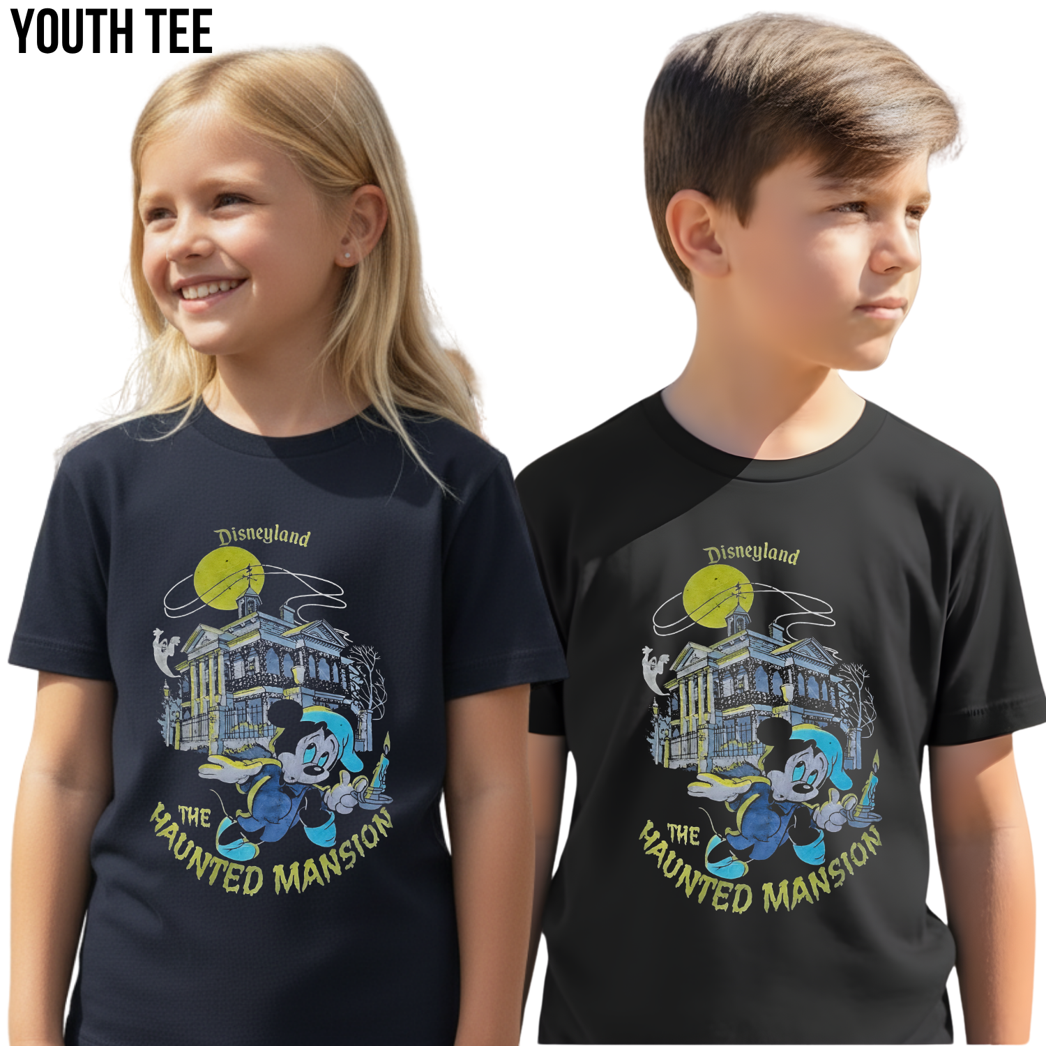 Haunted Mansion Disneyland Shirt - Halloween Mickey Haunted Mansion Tee