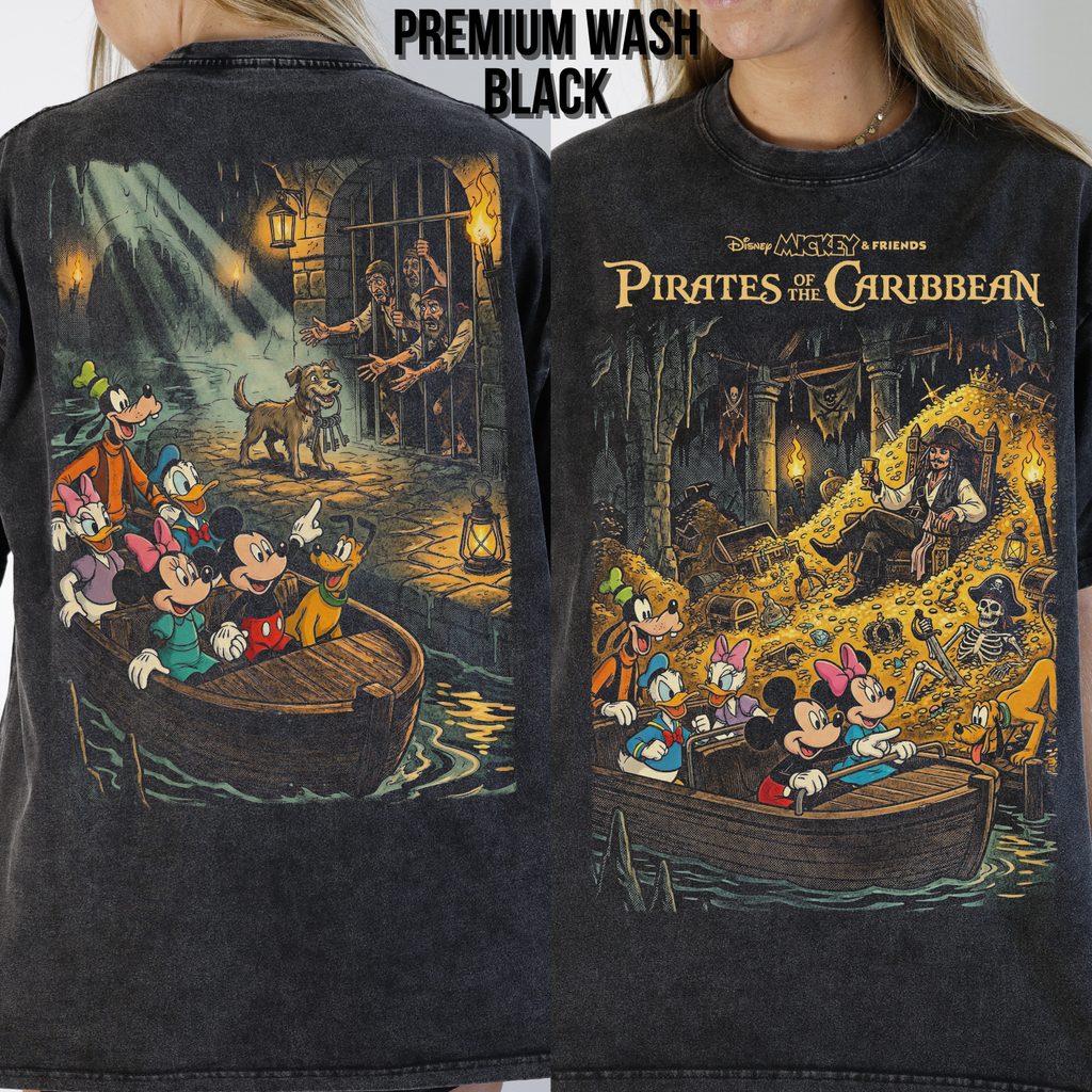 Mickey & Friends Pirates of the Caribbean Shirt: Disney Ride Tee