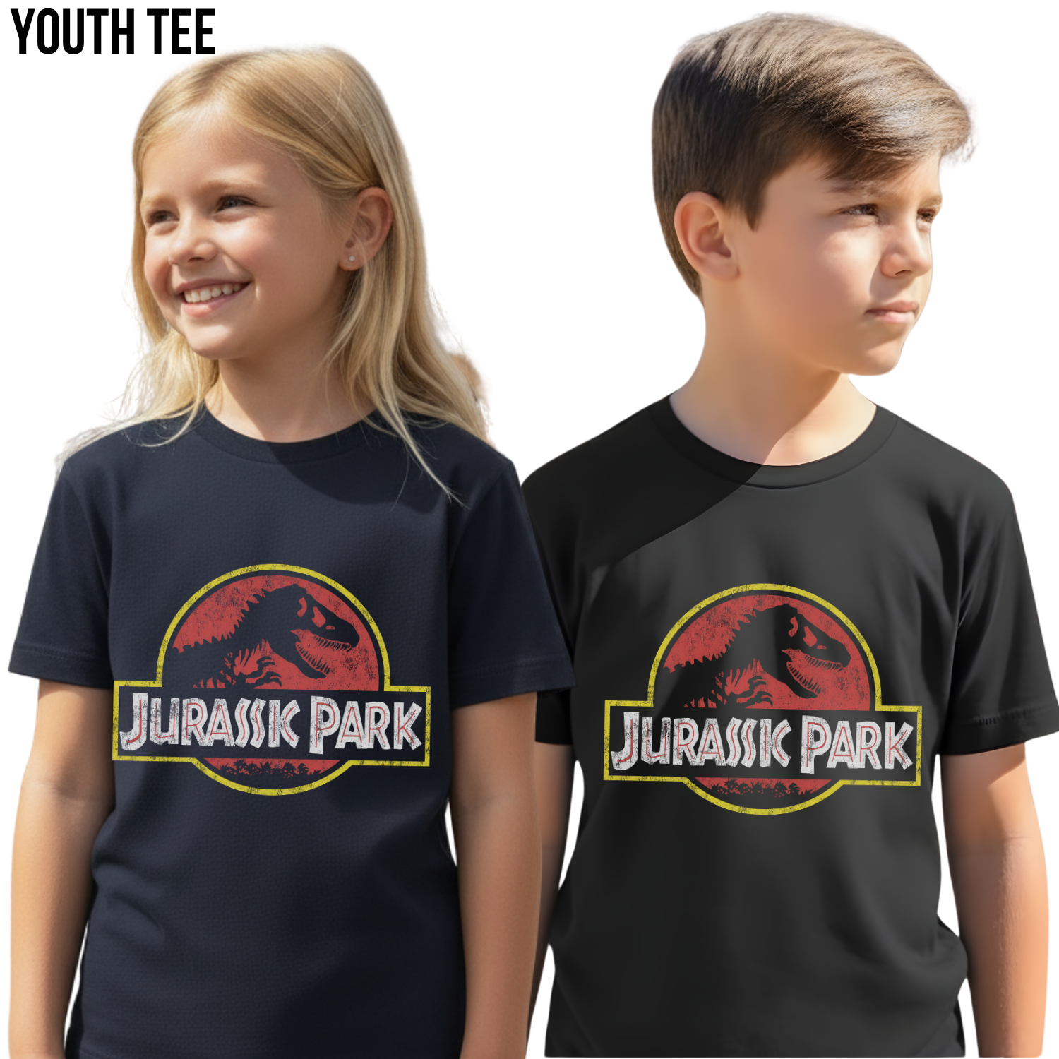 Jurassic Park Shirt – Classic Logo Graphic Tee, Jurassic Park Fan Gift, T-Rex Dinosaur Movie Shirt, Jurassic Park Retro Tee