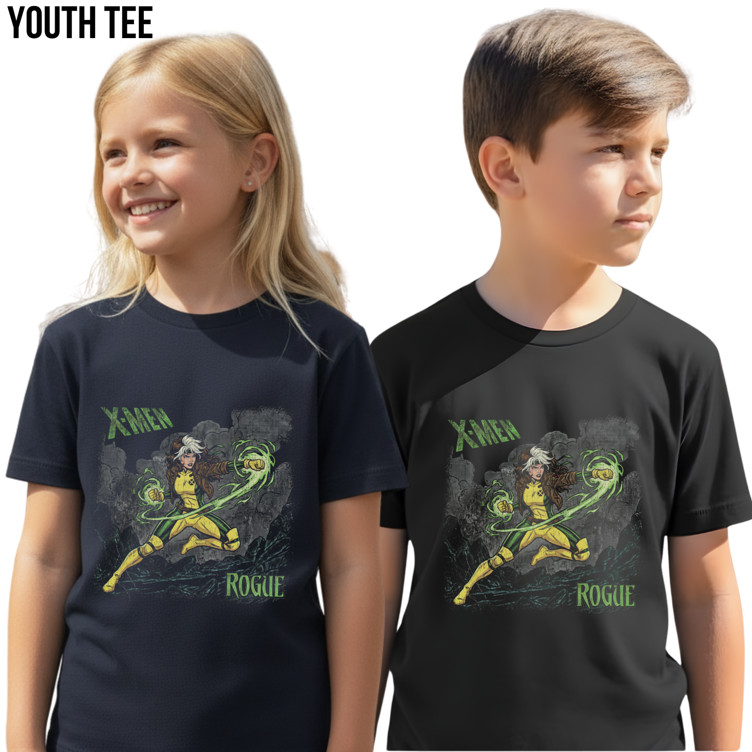 Rogue X-Men Shirt – X-Men Rogue Comic Graphic Tee, Rogue Marvel Fan Gift, X-Men Comic Shirt, Marvel Mutant Graphic Tee
