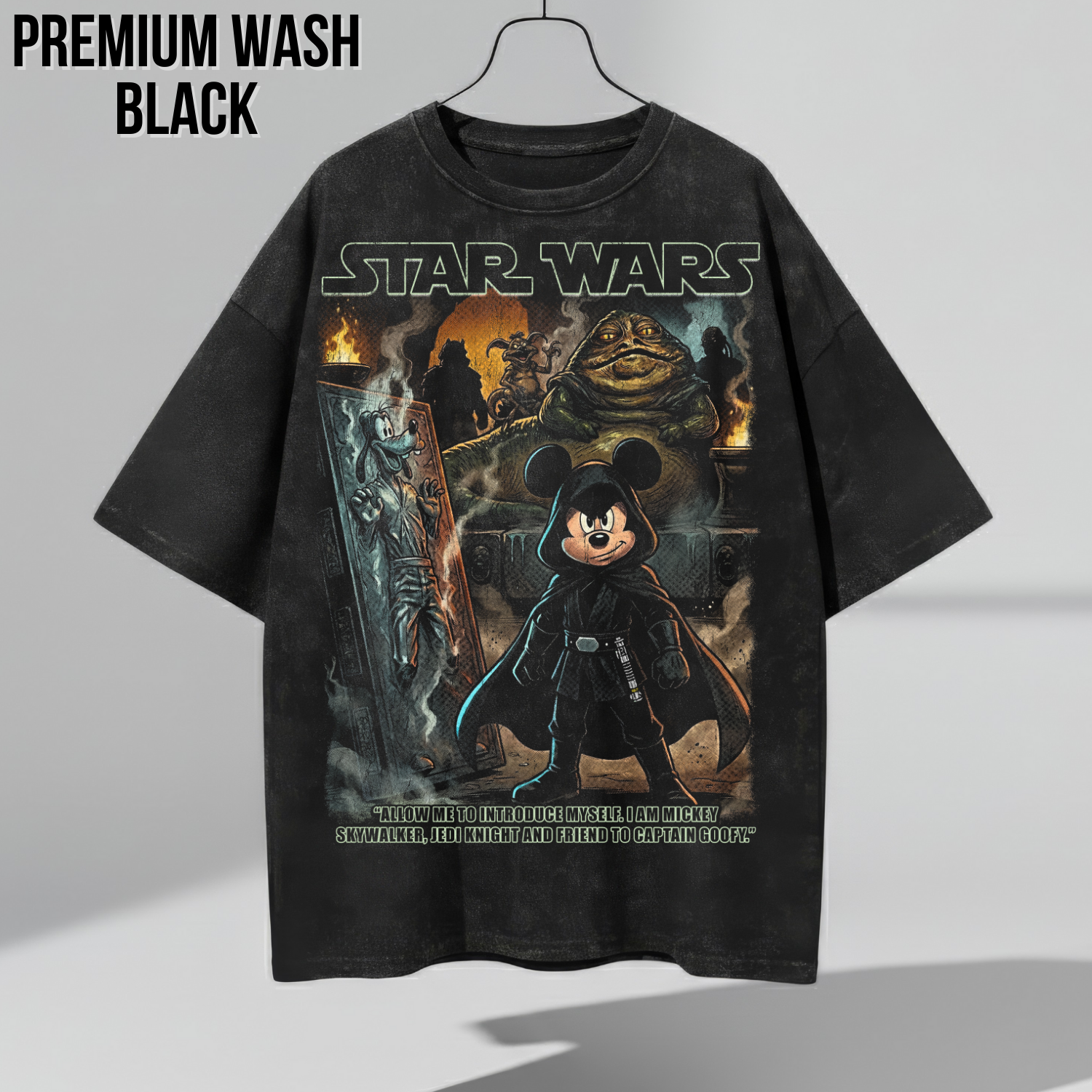 Mickey Skywalker Jabba’s Palace Shirt — Vintage Star Wars Disney Crossover Tee