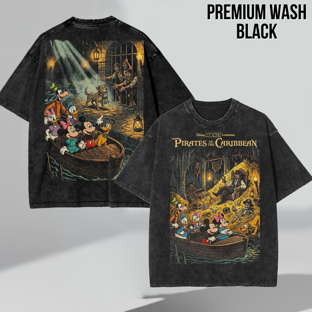 Mickey & Friends Pirates of the Caribbean Shirt: Disney Ride Tee