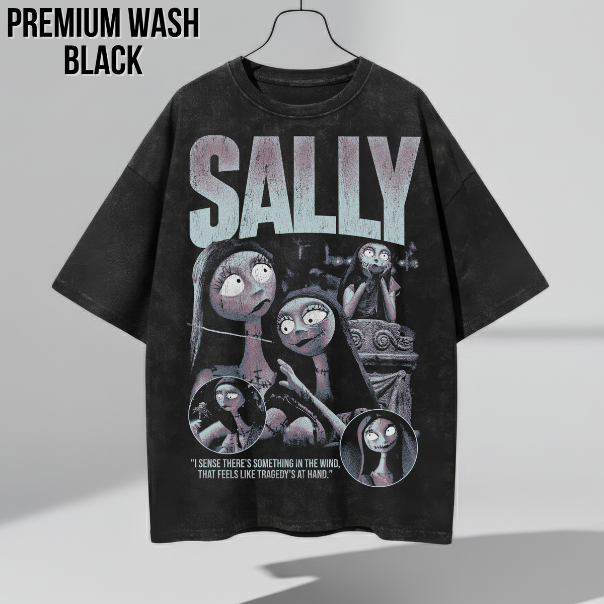 Sally Shirt – Nightmare Before Christmas Sally Vintage Bootleg Graphic Shirt, Sally Portrait Tee, Disney Fan Gift, Halloween Movie Merch