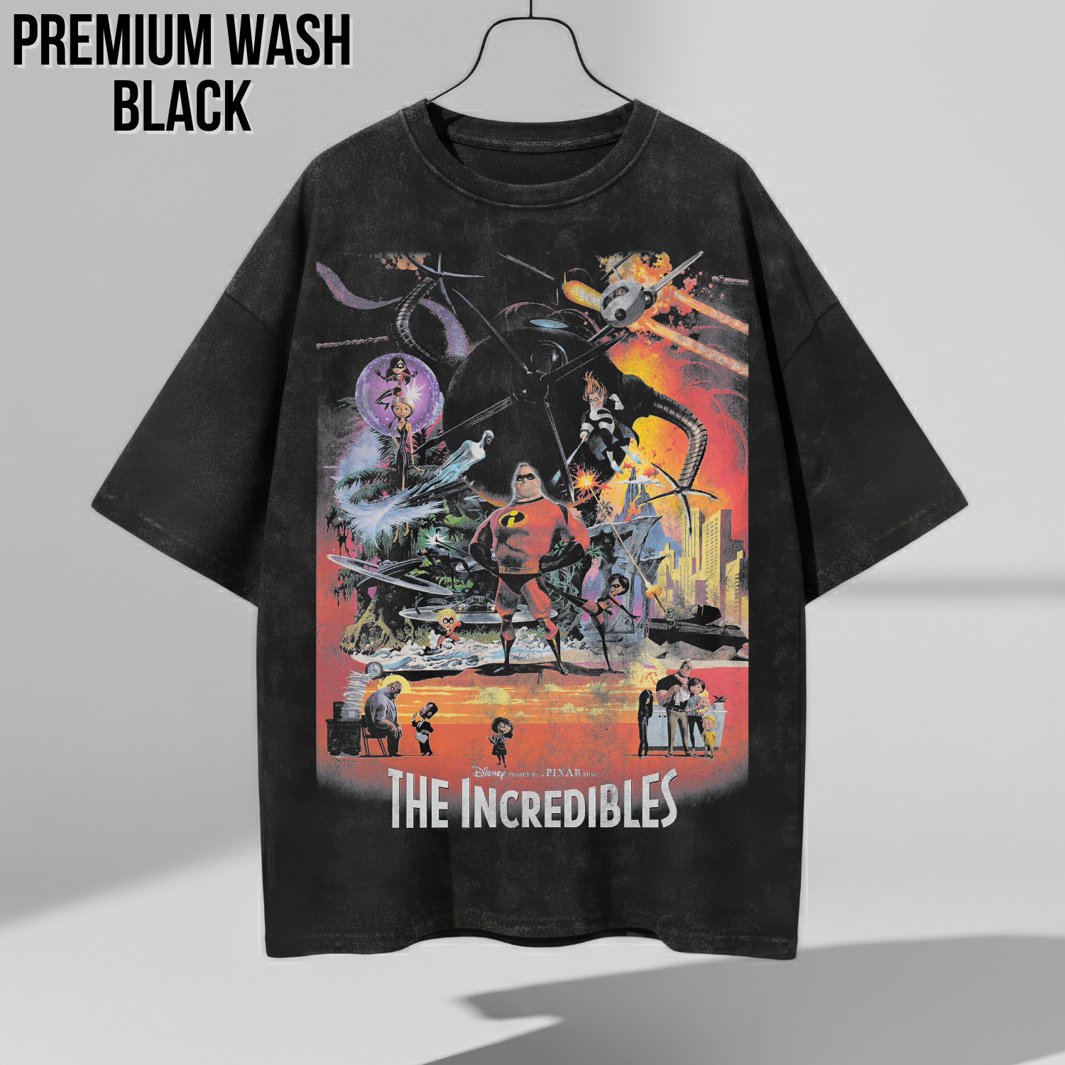 Disney Pixar The Incredibles Shirt – Incredibles Movie Poster Graphic Tee