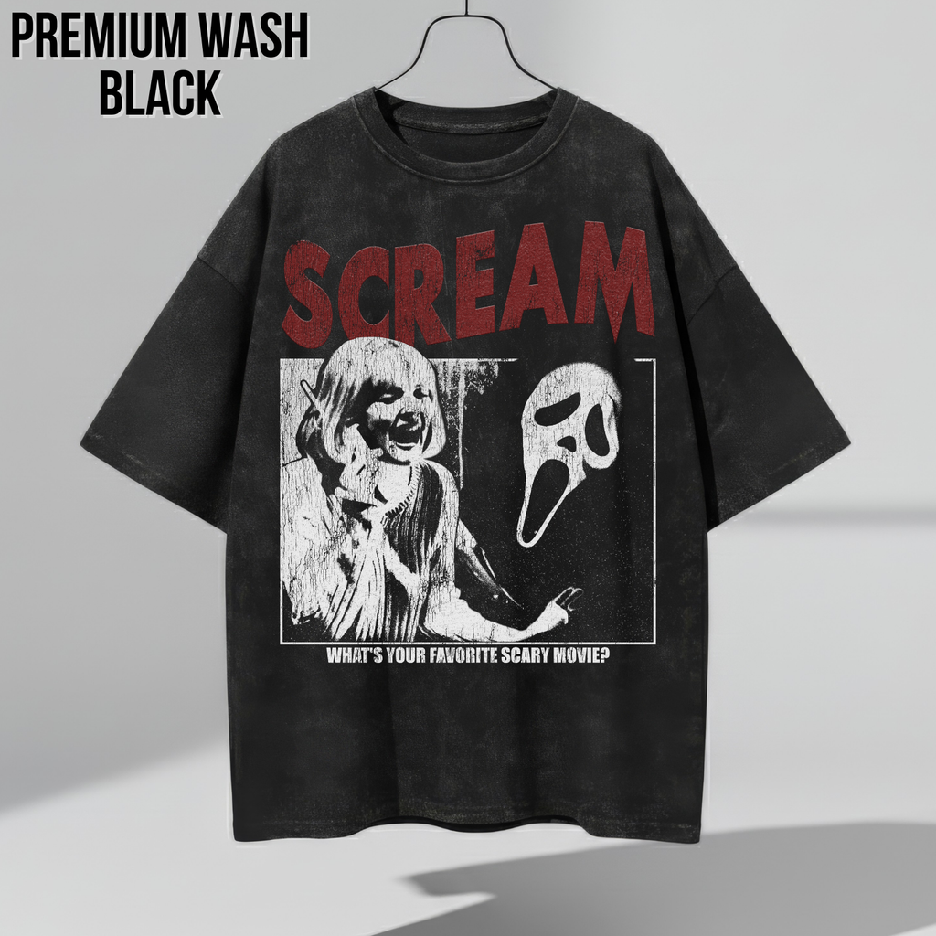 Scream Shirt Vintage Horror Tee - Ghostface Graphic T-Shirt