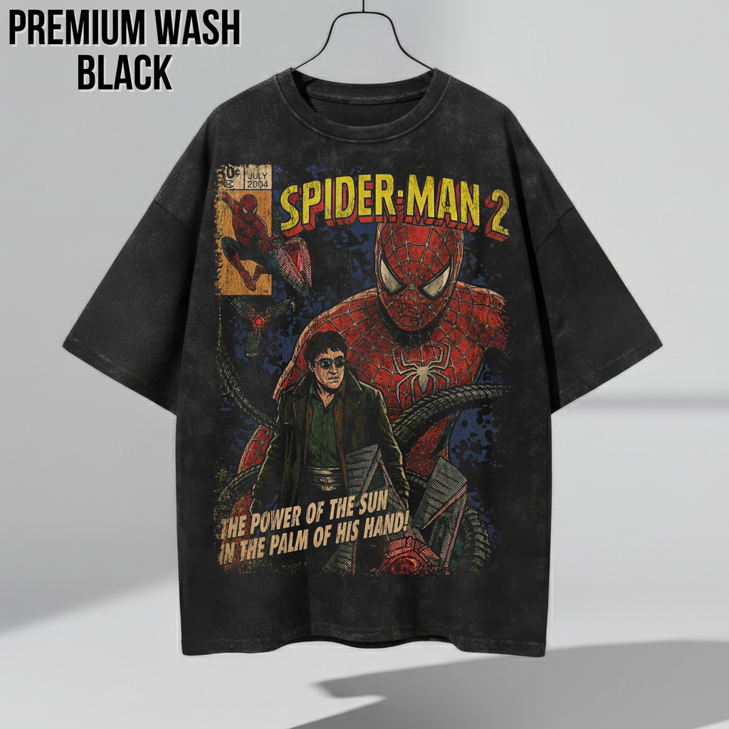 Spider-Man 2 Vintage Comic Shirt - Tobey Maguire Spider-Man Graphic