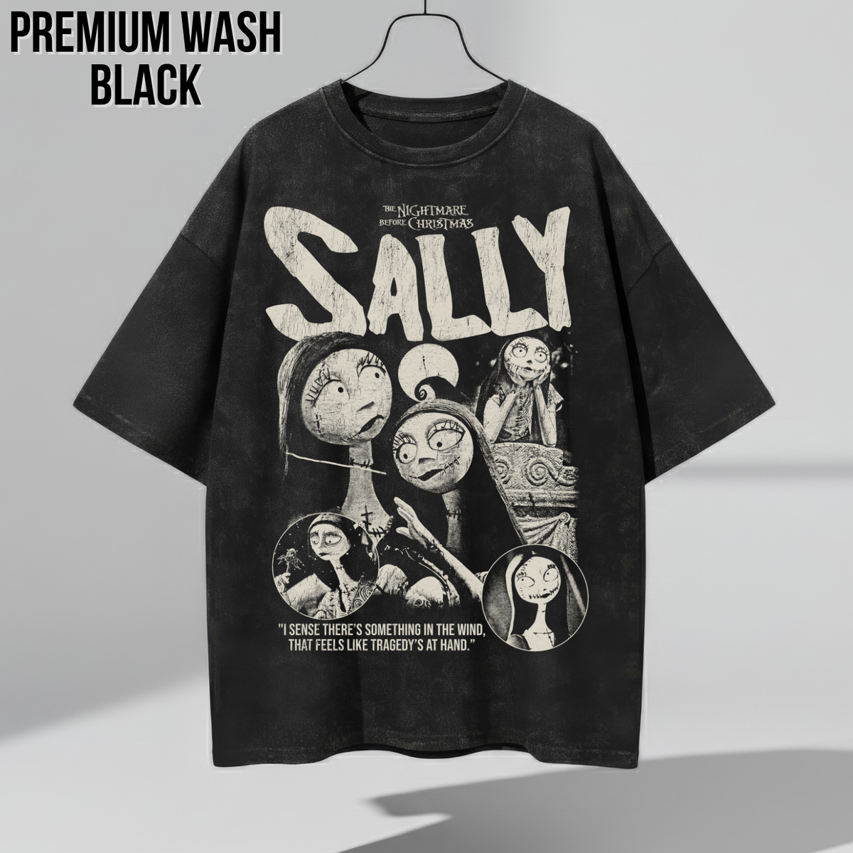 Sally Shirt – Nightmare Before Christmas Sally Vintage Bootleg Graphic Shirt, Sally Rag Doll Portrait Tee, Disney Halloween Fan Gift, Tim Burton Movie Merch
