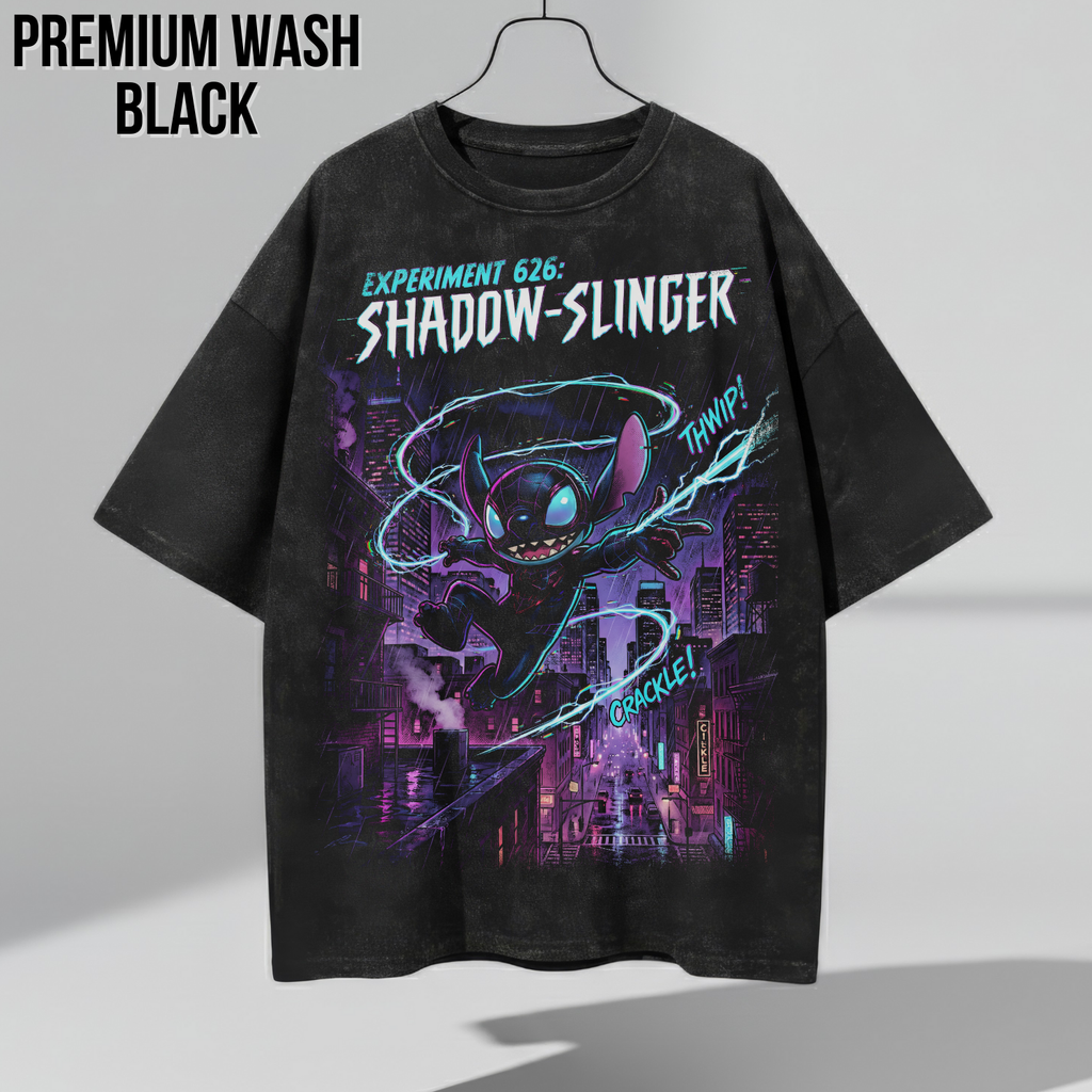 Experiment 626 Stitch Shirt: Stitch Spider-Man Spider-Verse Tee
