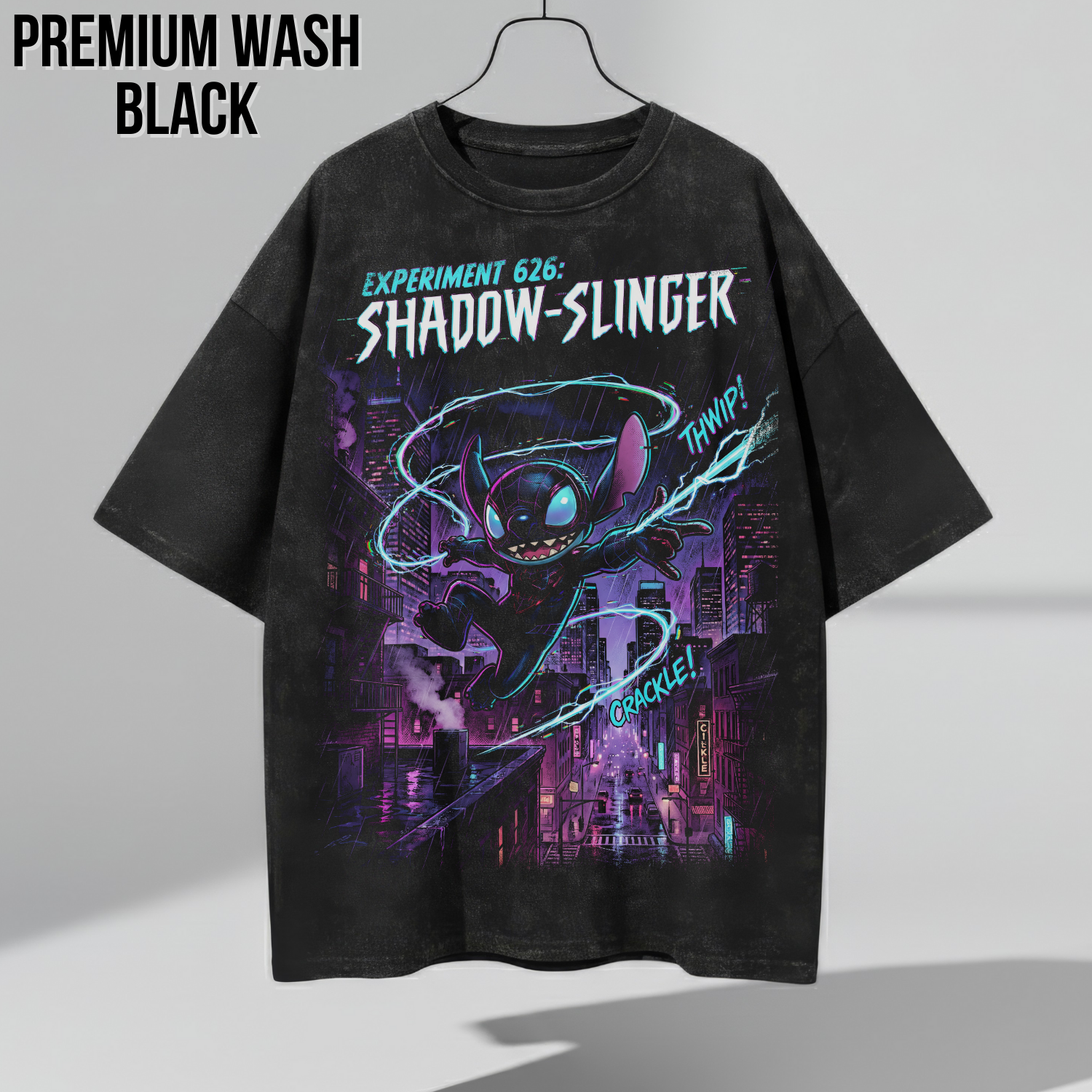 Experiment 626 Stitch Shirt: Stitch Spider-Man Spider-Verse Tee