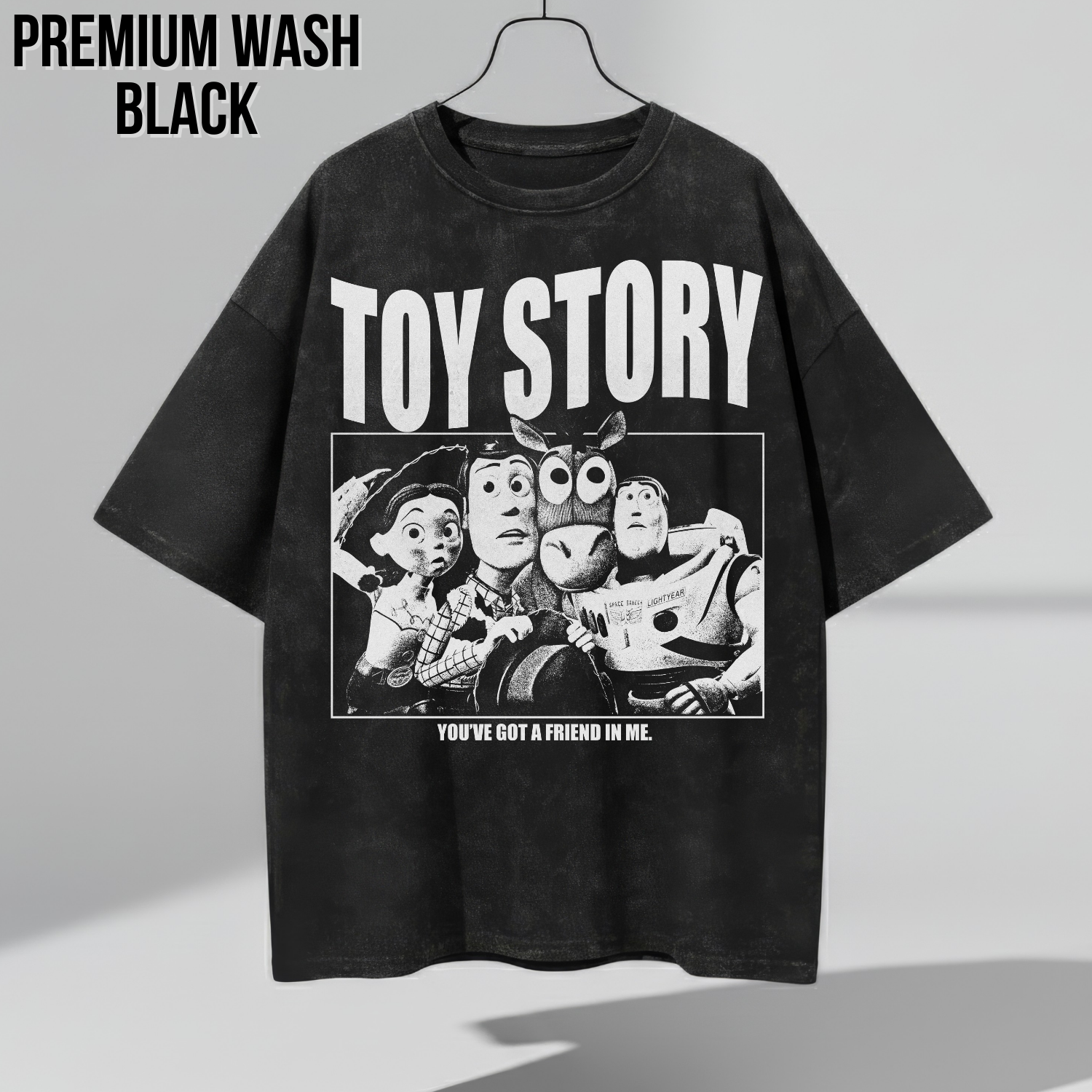 Toy Story Shirt - Retro Woody Buzz Jessie Bullseye Graphic Tee