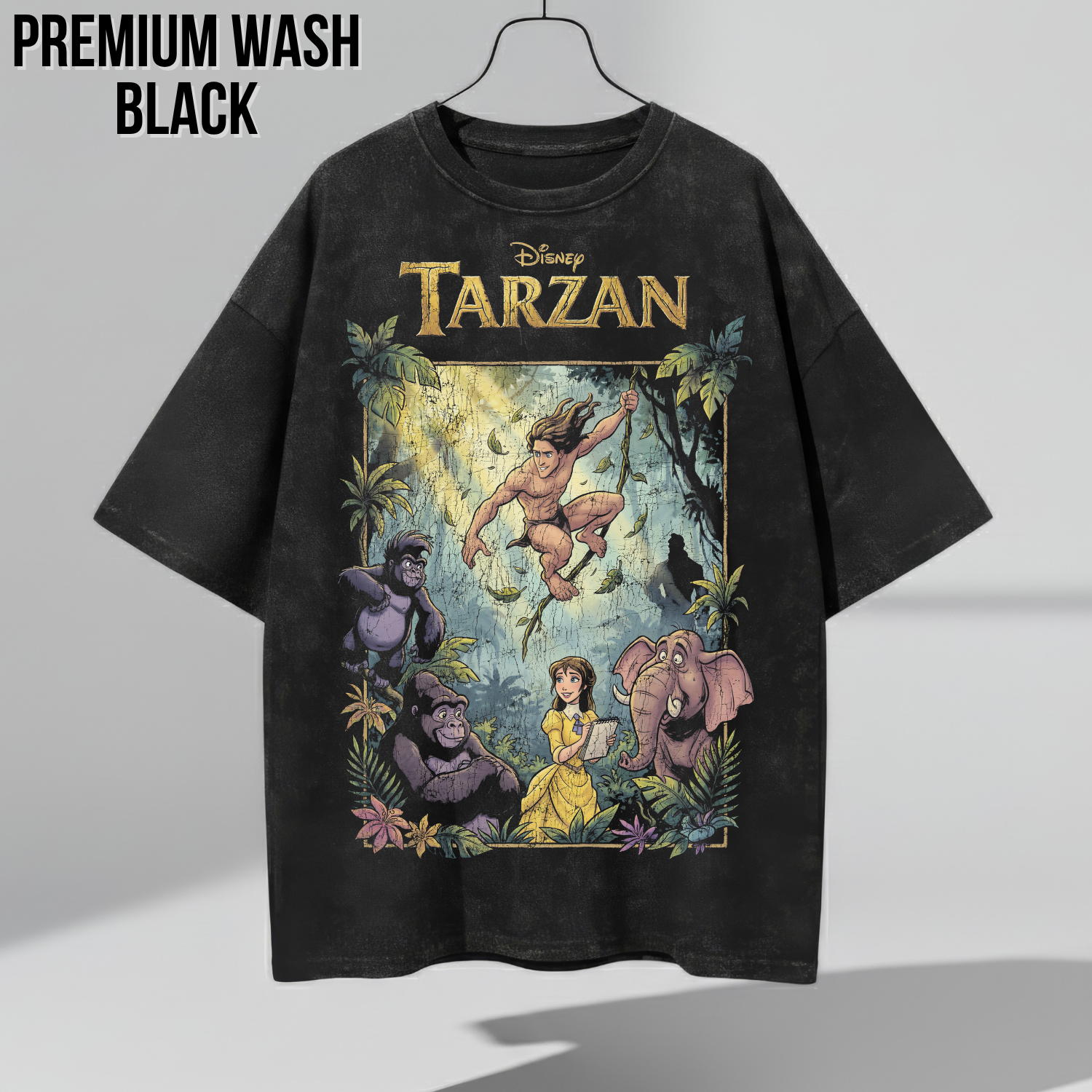 Disney Tarzan Shirt – Tarzan and Jane Graphic Tee, Disney Vintage Shirt