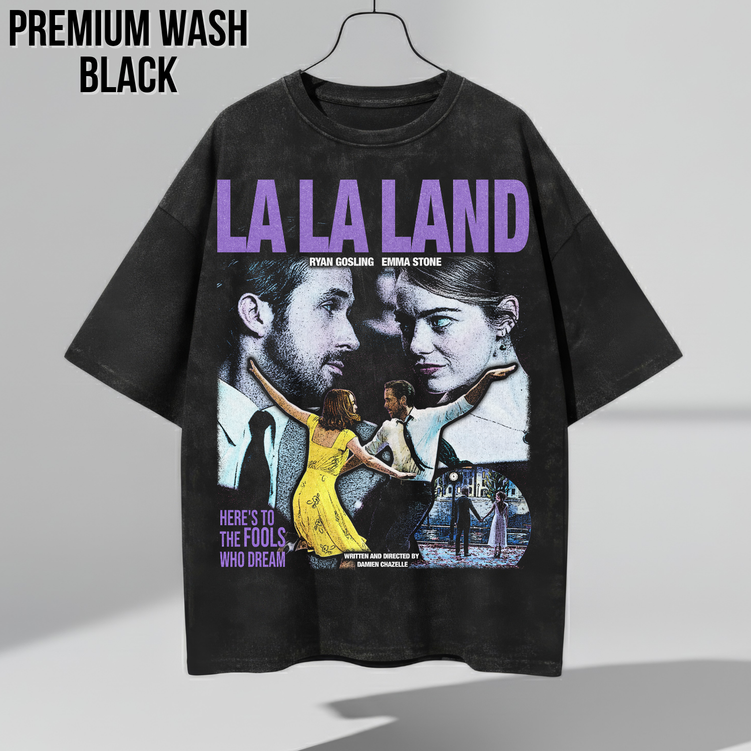 Retro La La Land Shirt - Ryan Gosling Emma Stone Movie Shirt