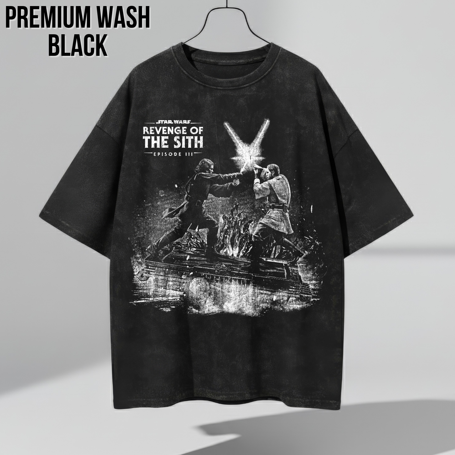 Vintage Revenge of the Sith Shirt: Anakin vs Obi-Wan Duel Tee, Star Wars Episode III Shirt, Mustafar Battle Shirt, Star Wars Fan Gift