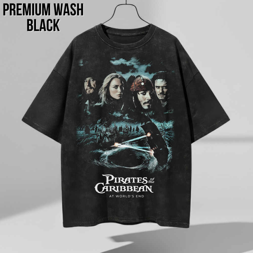 Pirates of the Caribbean At World's End Shirt – Pirates At World's End Cast Poster Tee, Jack Sparrow Will Turner Elizabeth Swann Fan Gift, Disney Pirates Graphic Shirt