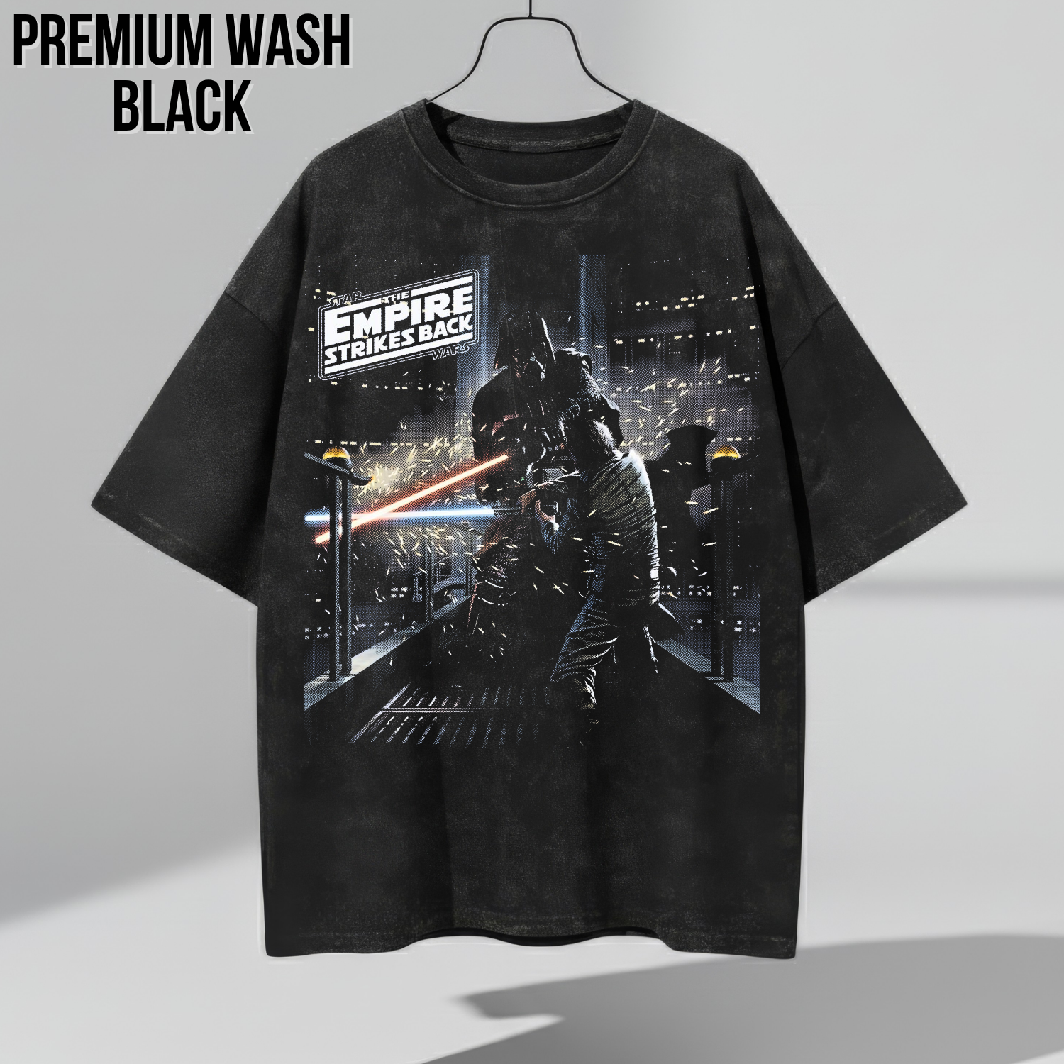 Vintage Star Wars Empire Strikes Back Shirt – Luke Skywalker Vs Darth Vader Duel Tee