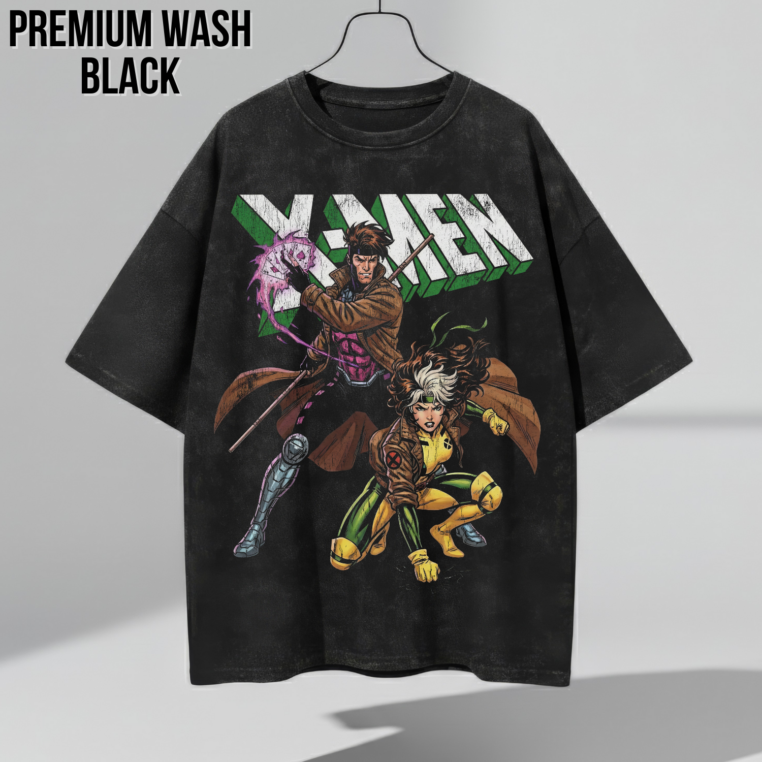 Marvel X-Men Gambit Rogue Shirt - Retro Marvel Mutant Tee
