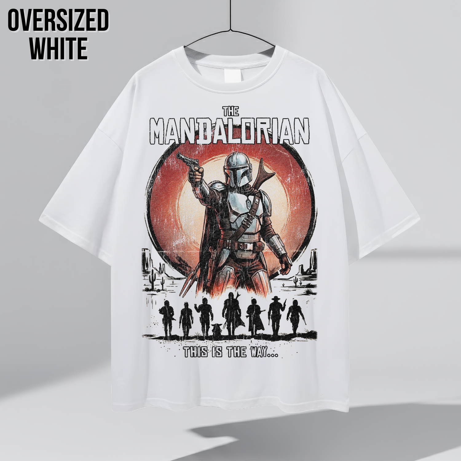 Retro Mandalorian Shirt – Star Wars Graphic Tee