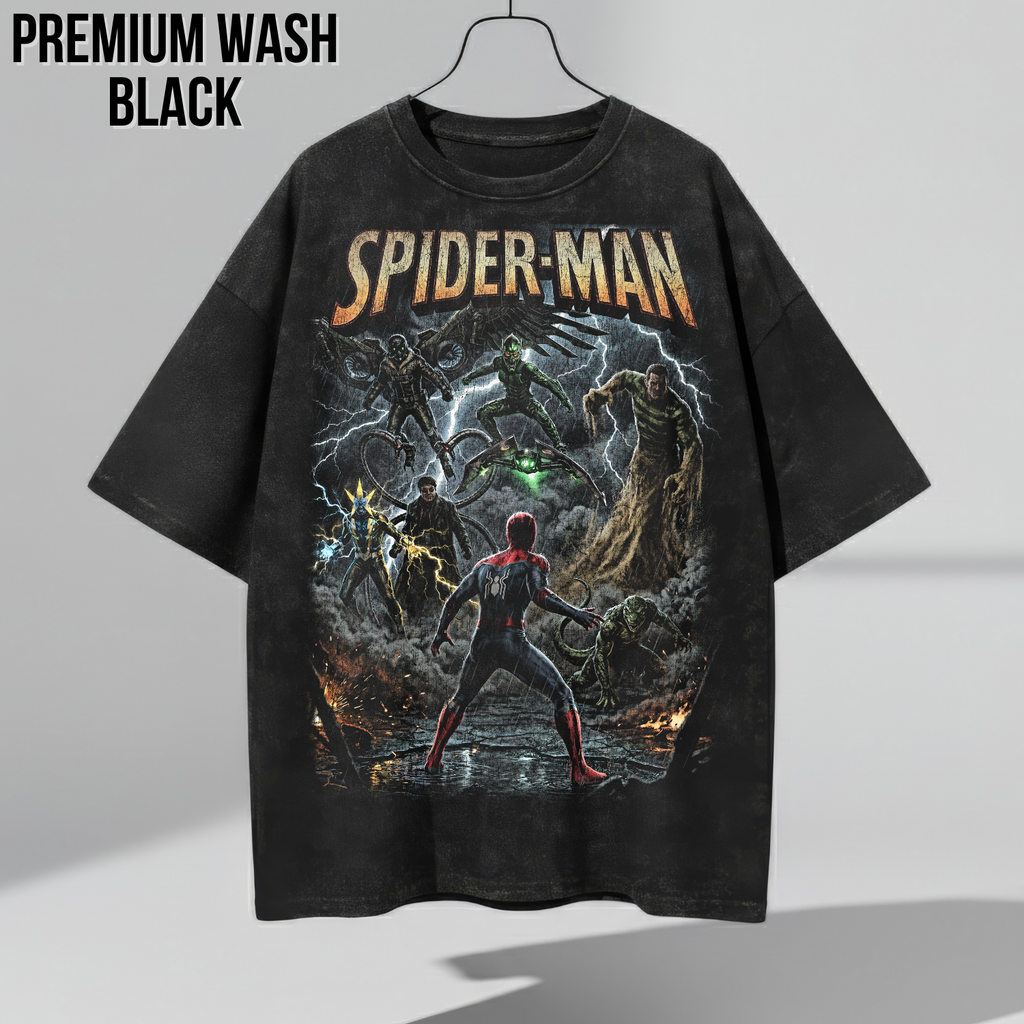 Vintage Spider-Man Sinister Six Shirt: Retro Marvel Villains Tee