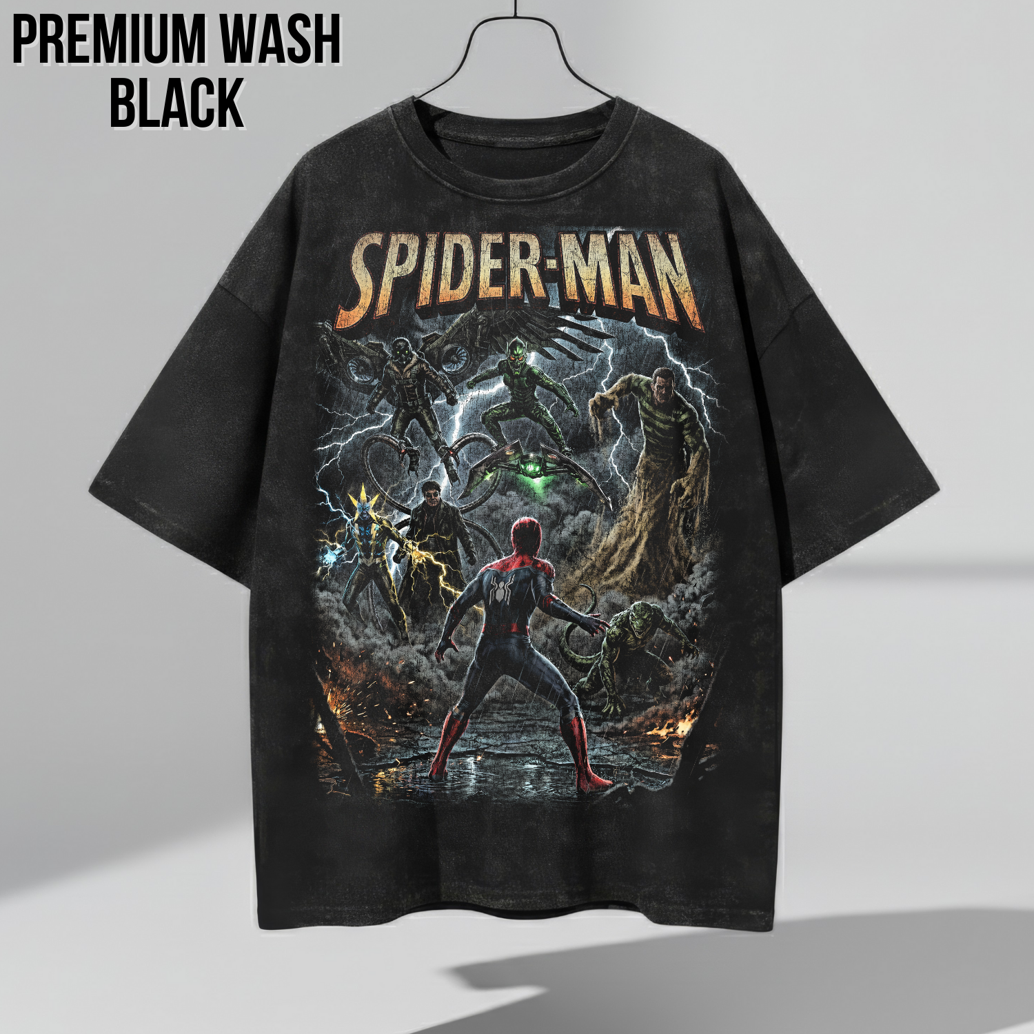 Vintage Spider-Man Sinister Six Shirt: Retro Marvel Villains Tee