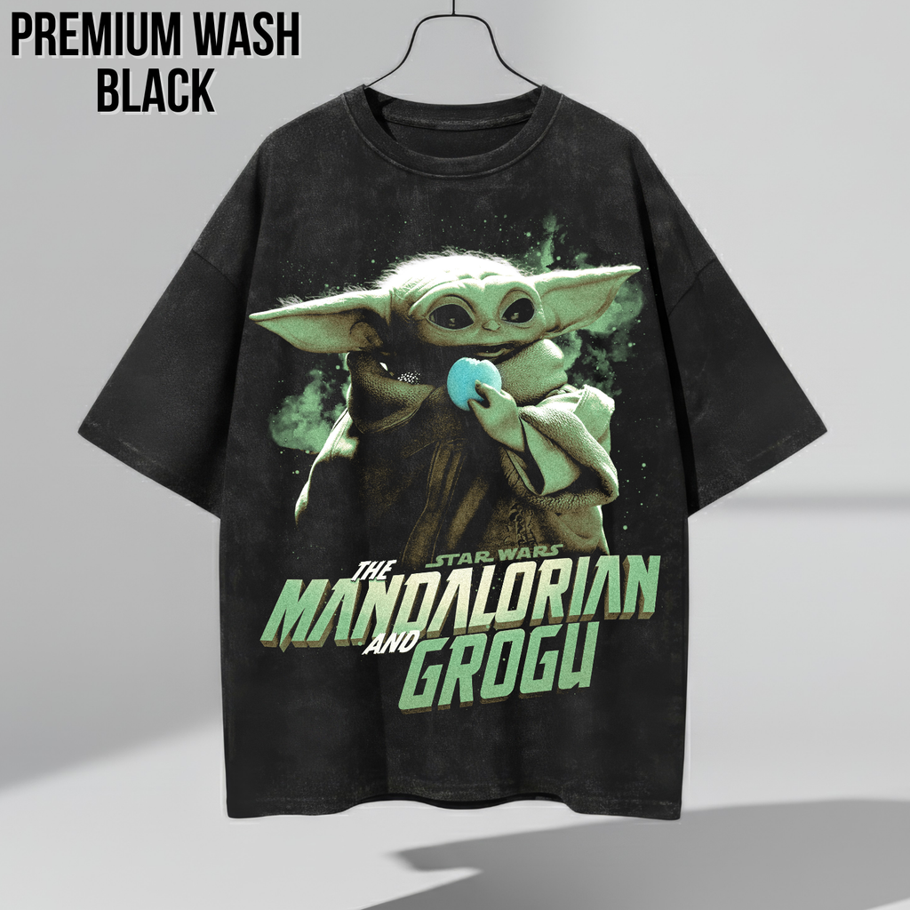 Mandalorian and Grogu Shirt: Grogu Baby Yoda Star Wars tee