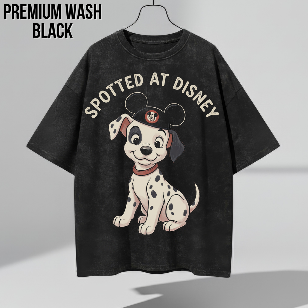 Disney Dalmatian Shirt – Spotted At Disney Graphic Tee, 101 Dalmatians Disney Fan Gift, Disneyland Dog Shirt, Disney Trip Tee