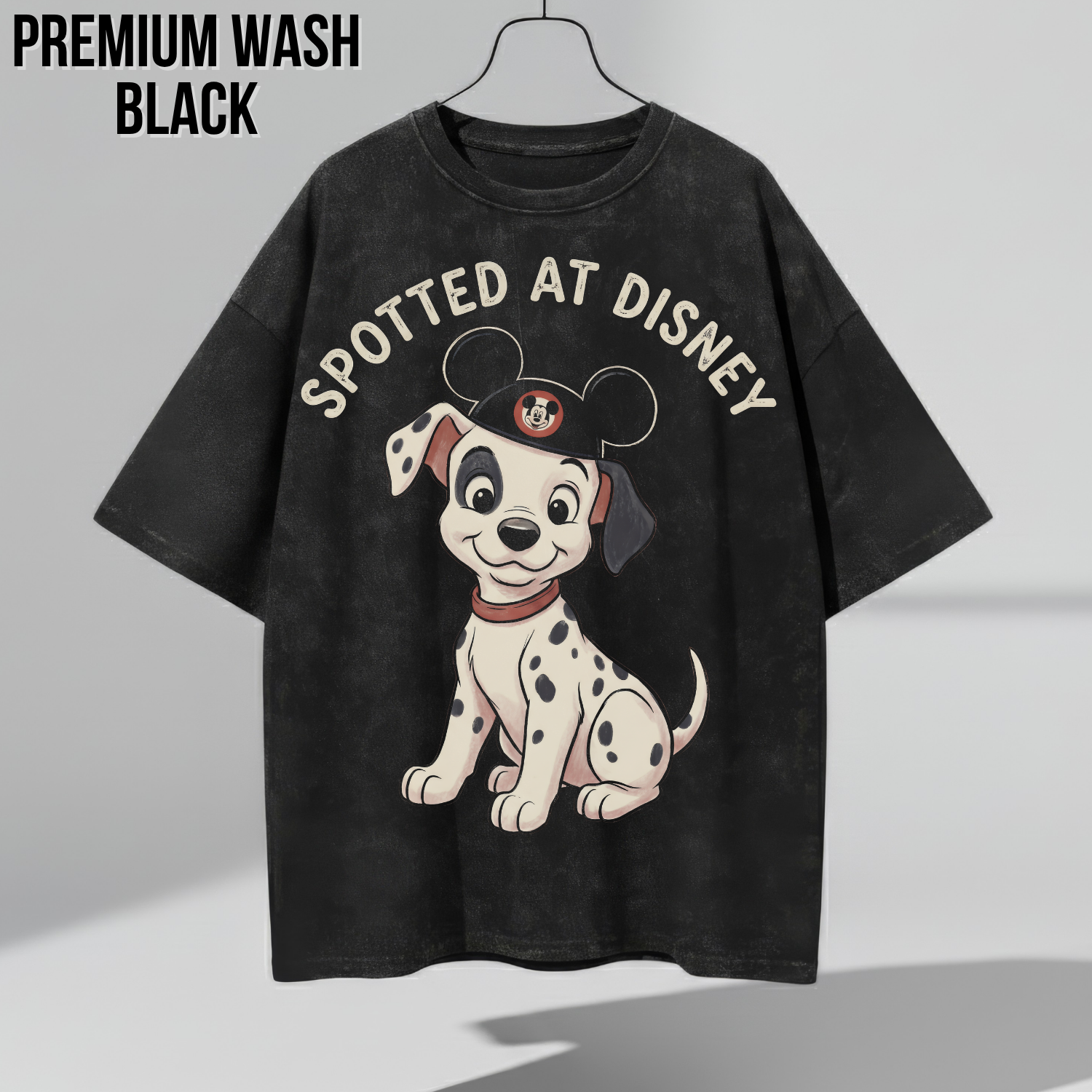 Disney Dalmatian Shirt – Spotted At Disney Graphic Tee, 101 Dalmatians Disney Fan Gift, Disneyland Dog Shirt, Disney Trip Tee