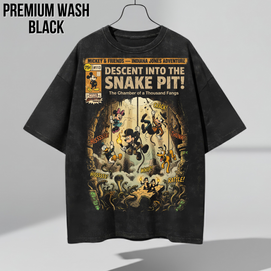 Mickey & Friends Indiana Jones Snake Pit Shirt: Mickey Indiana Jones Adventure T-Shirt