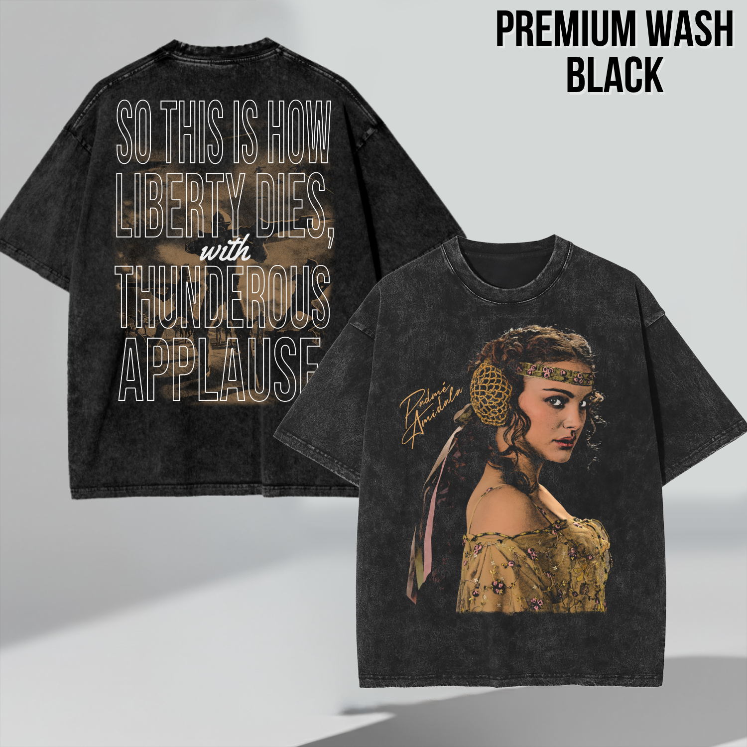 Star Wars Padme Amidala Shirt – So This Is How Liberty Dies Tee,
