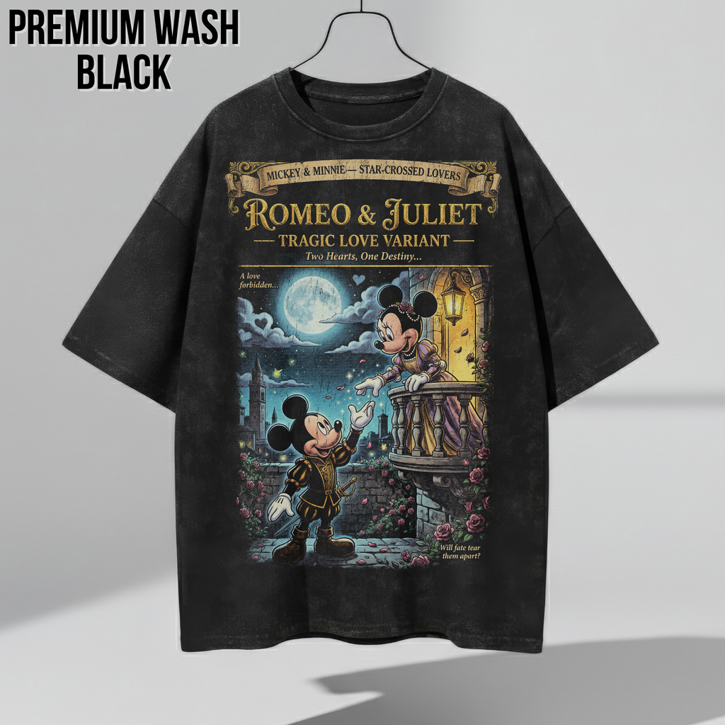 Vintage Mickey & Minnie Romeo & Juliet Shirt – Disney Love Story Variant