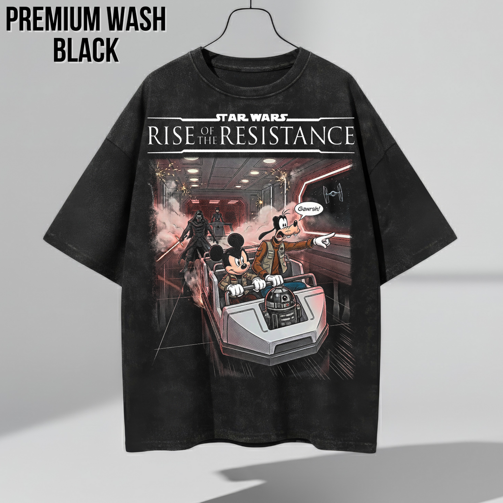 Star Wars Rise of the Resistance Ride Shirt – Mickey & Goofy Disney Tee