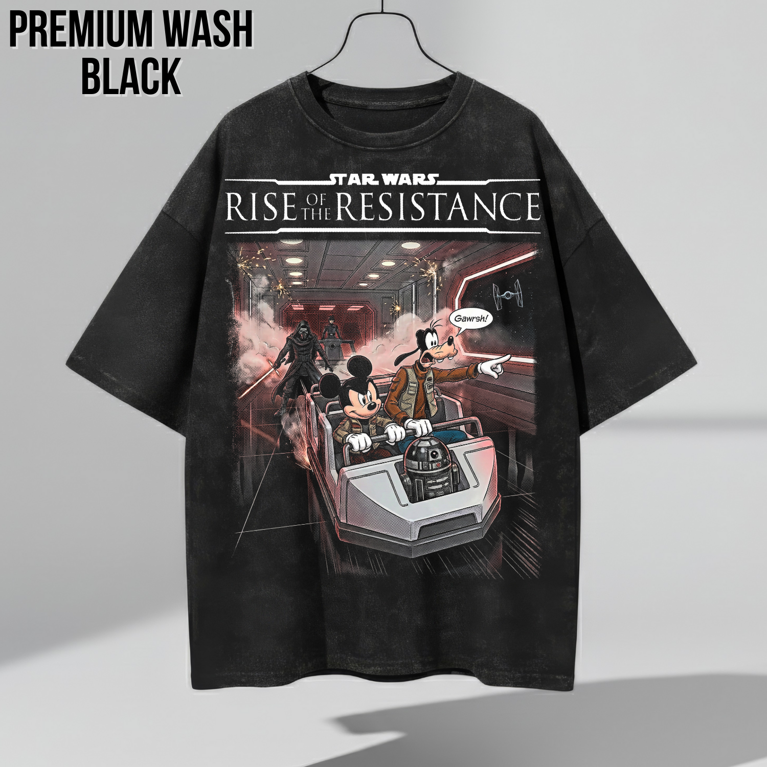Star Wars Rise of the Resistance Ride Shirt – Mickey & Goofy Disney Tee