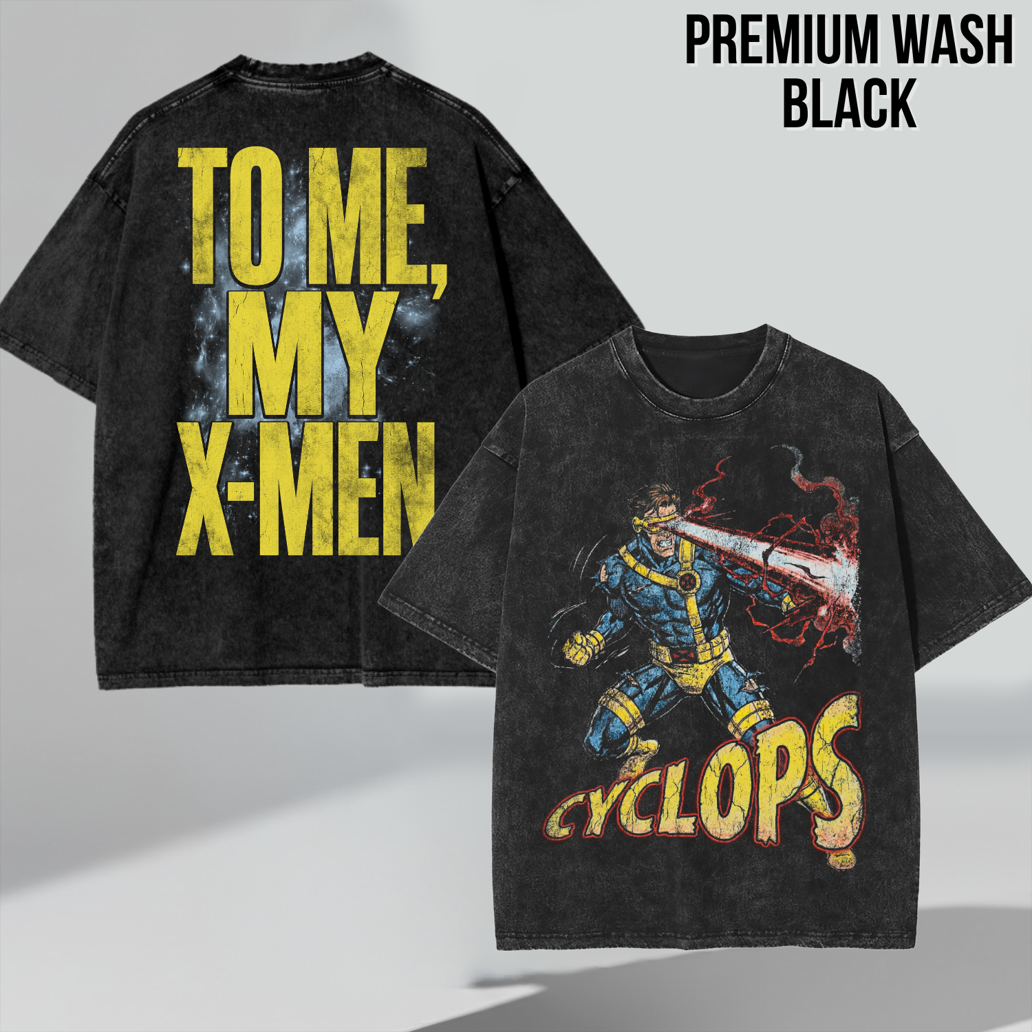Cyclops X-Men Shirt – To Me My X-Men Cyclops Double Sided Tee, Cyclops Marvel Fan Geschenk, X-Men Comic Grafik Shirt, Marvel Mutant Tee