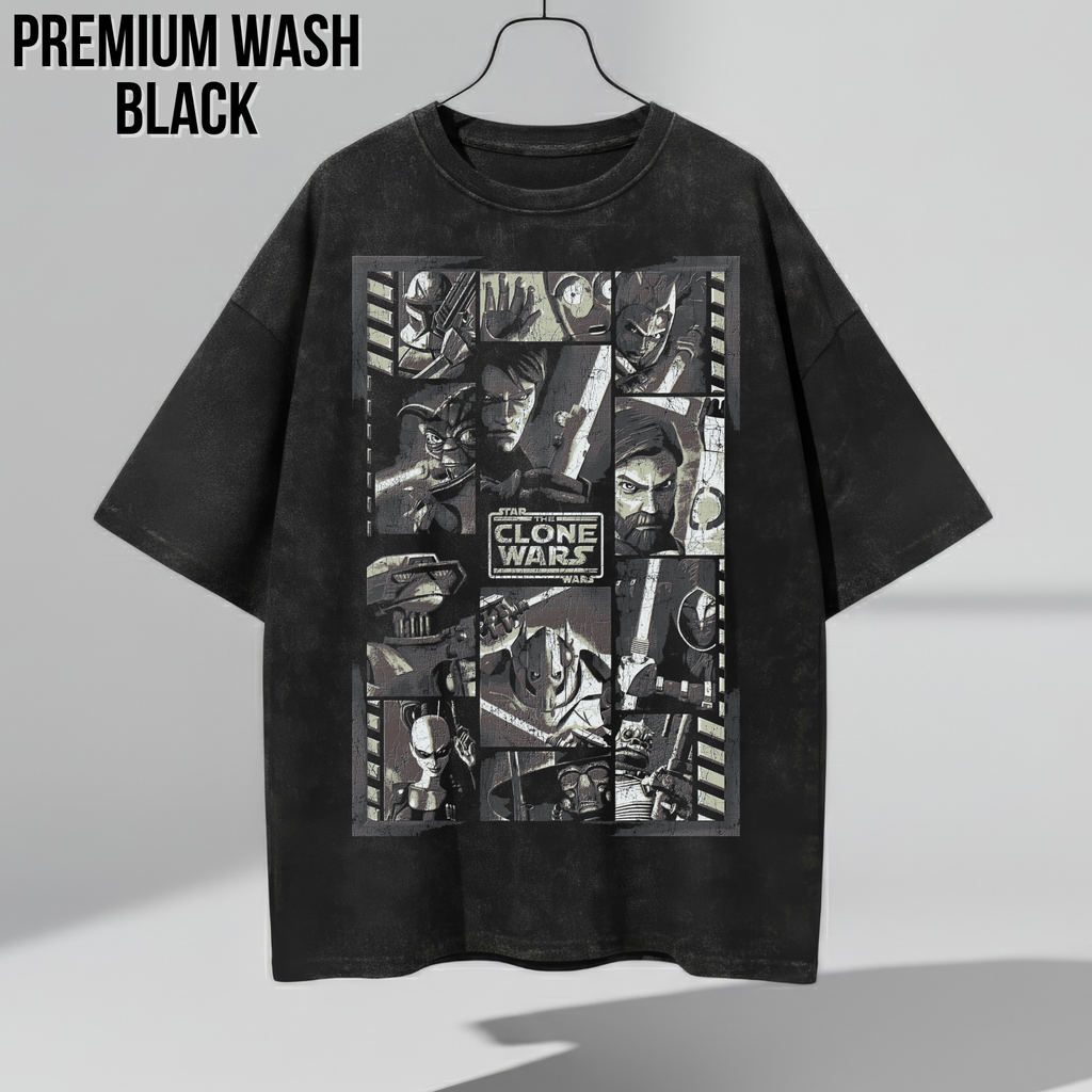 Star Wars The Clone Wars Shirt - Star Wars Vintage Graphic Tee