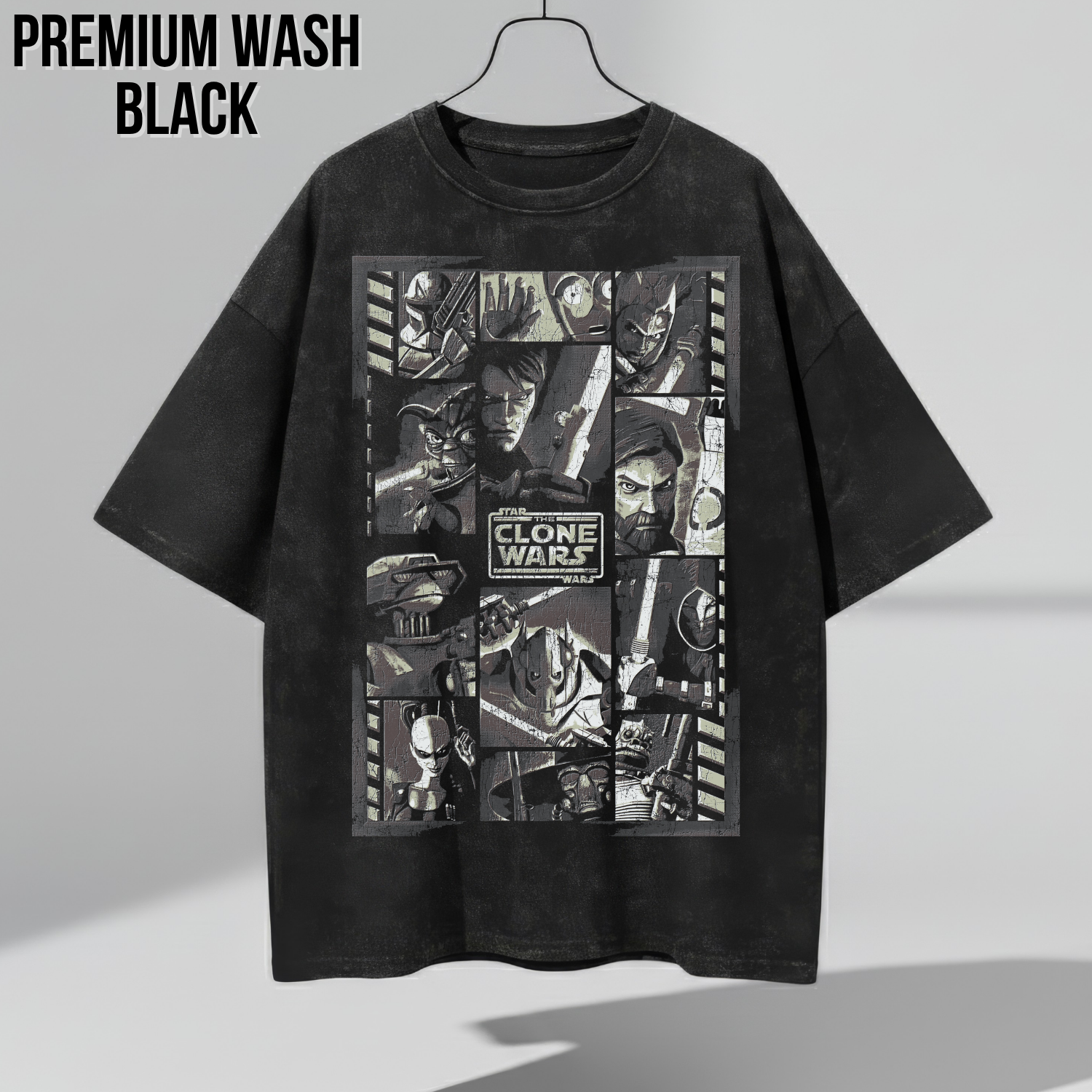 Star Wars The Clone Wars Shirt - Star Wars Vintage Graphic Tee