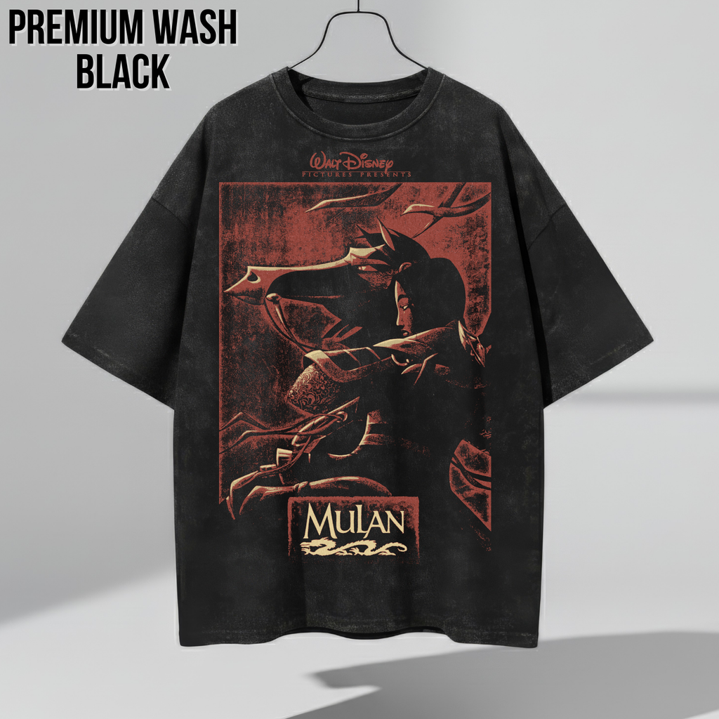 Mulan Shirt Vintage Disney Tee - Disney Princess Mulan Graphic T-Shirt