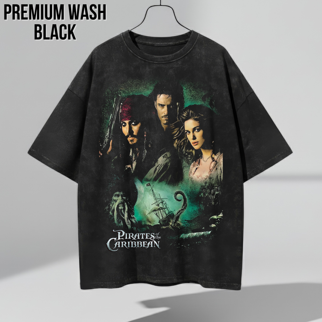 Pirates of the Caribbean Shirt – Jack Sparrow Will Turner Elizabeth Swann Cast Collage Tee, Pirates of the Caribbean Fan Gift, Disney Pirates Graphic Shirt, Dead Man's Chest Shirt