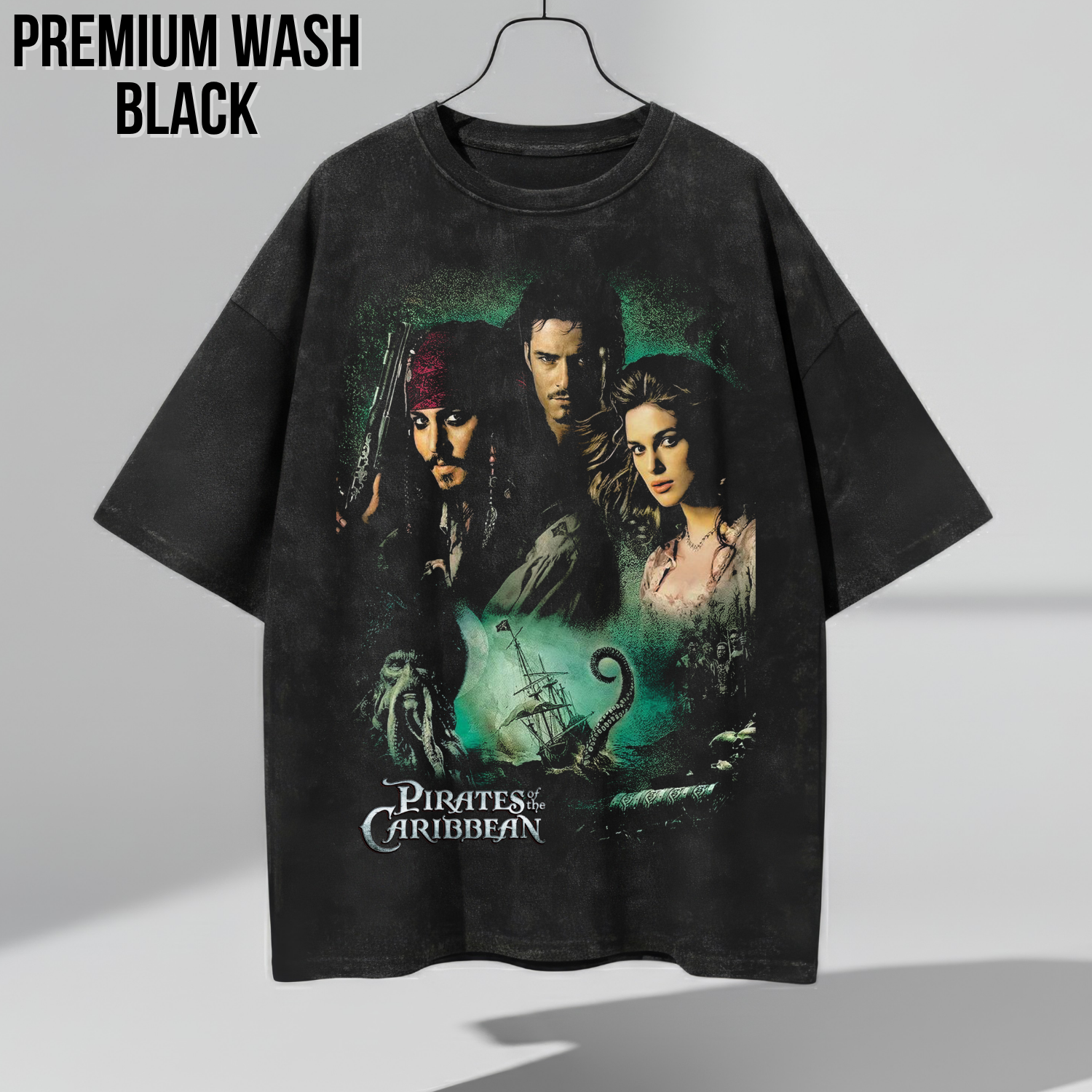 Pirates of the Caribbean Shirt – Jack Sparrow Will Turner Elizabeth Swann Cast Collage Tee, Pirates of the Caribbean Fan Gift, Disney Pirates Graphic Shirt, Dead Man's Chest Shirt
