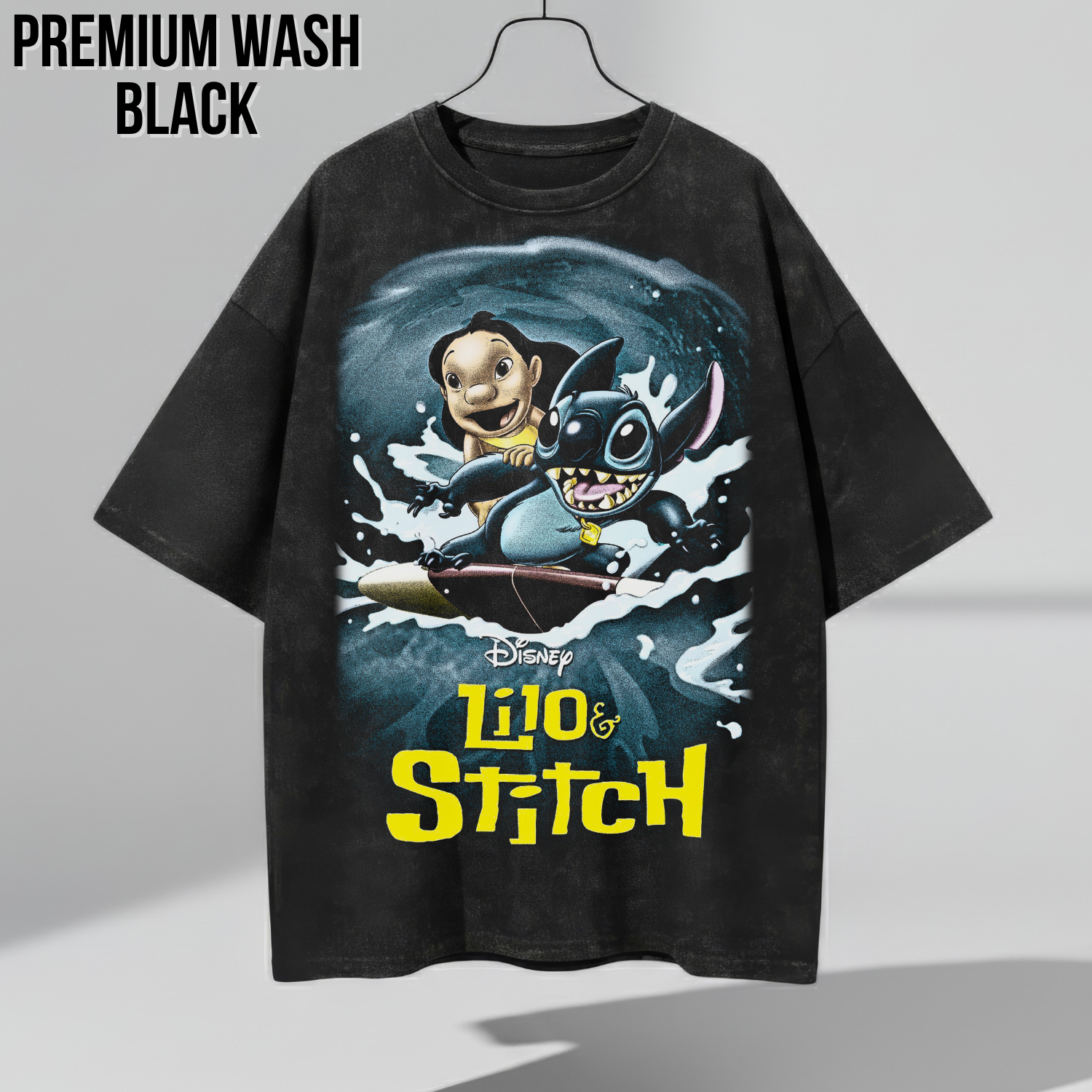 Disney Lilo and Stitch Shirt – Lilo and Stitch Surfing Graphic Tee