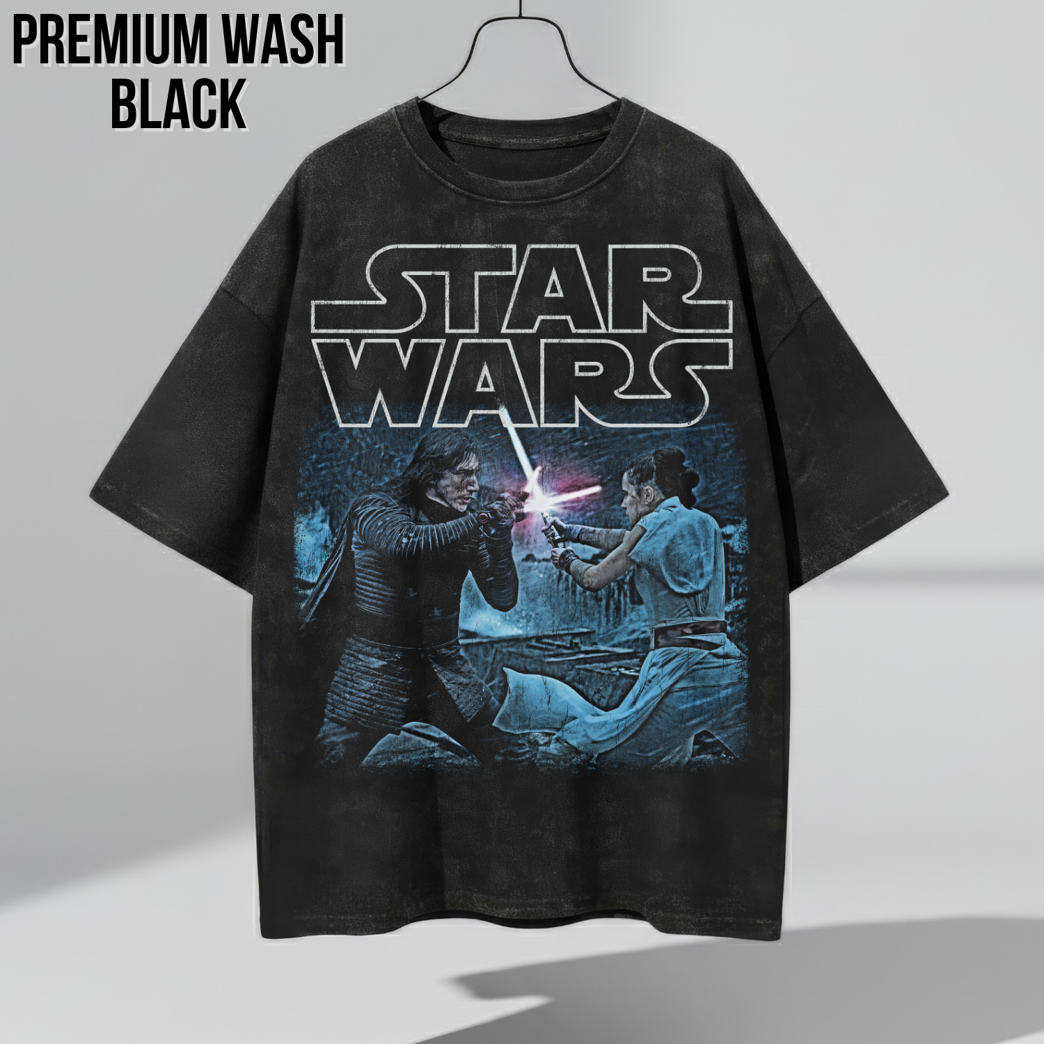 Star Wars Rey and Kylo Ren Shirt – Rey vs Kylo Ren Lightsaber Duel Tee, Rise of Skywalker Shirt