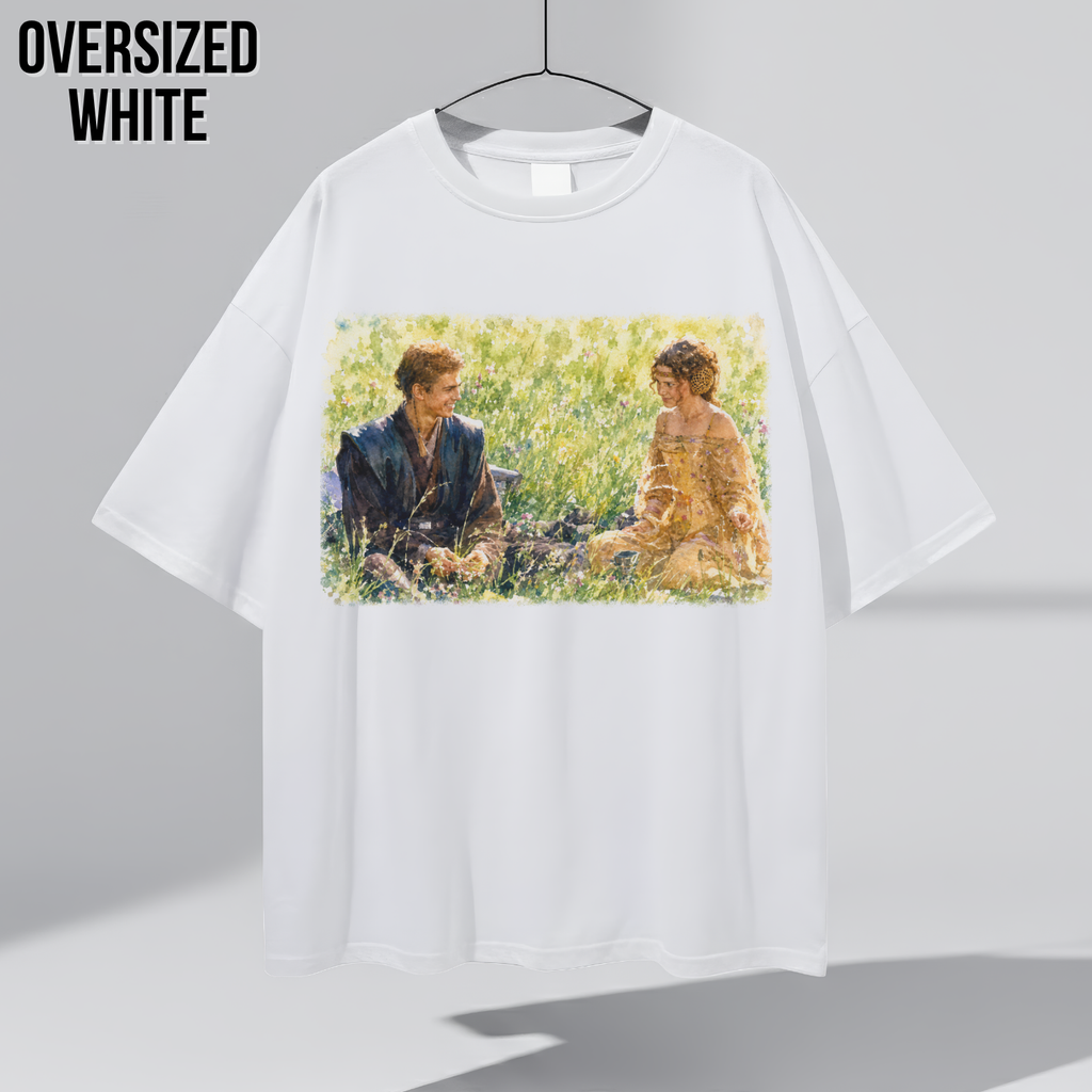 Star Wars Anakin and Padme Shirt – Naboo Watercolor Tee